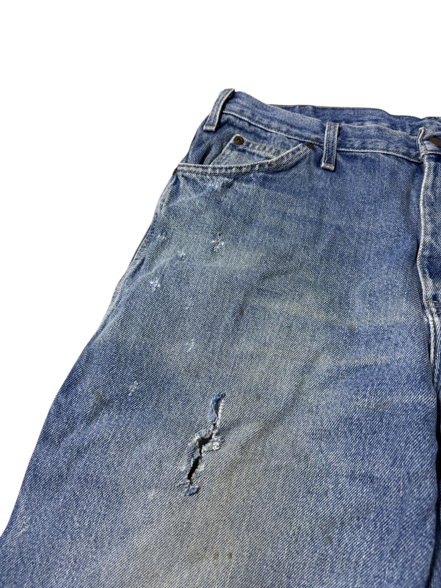 Dickies Denim Carpenter Jeans Distressed Workwear