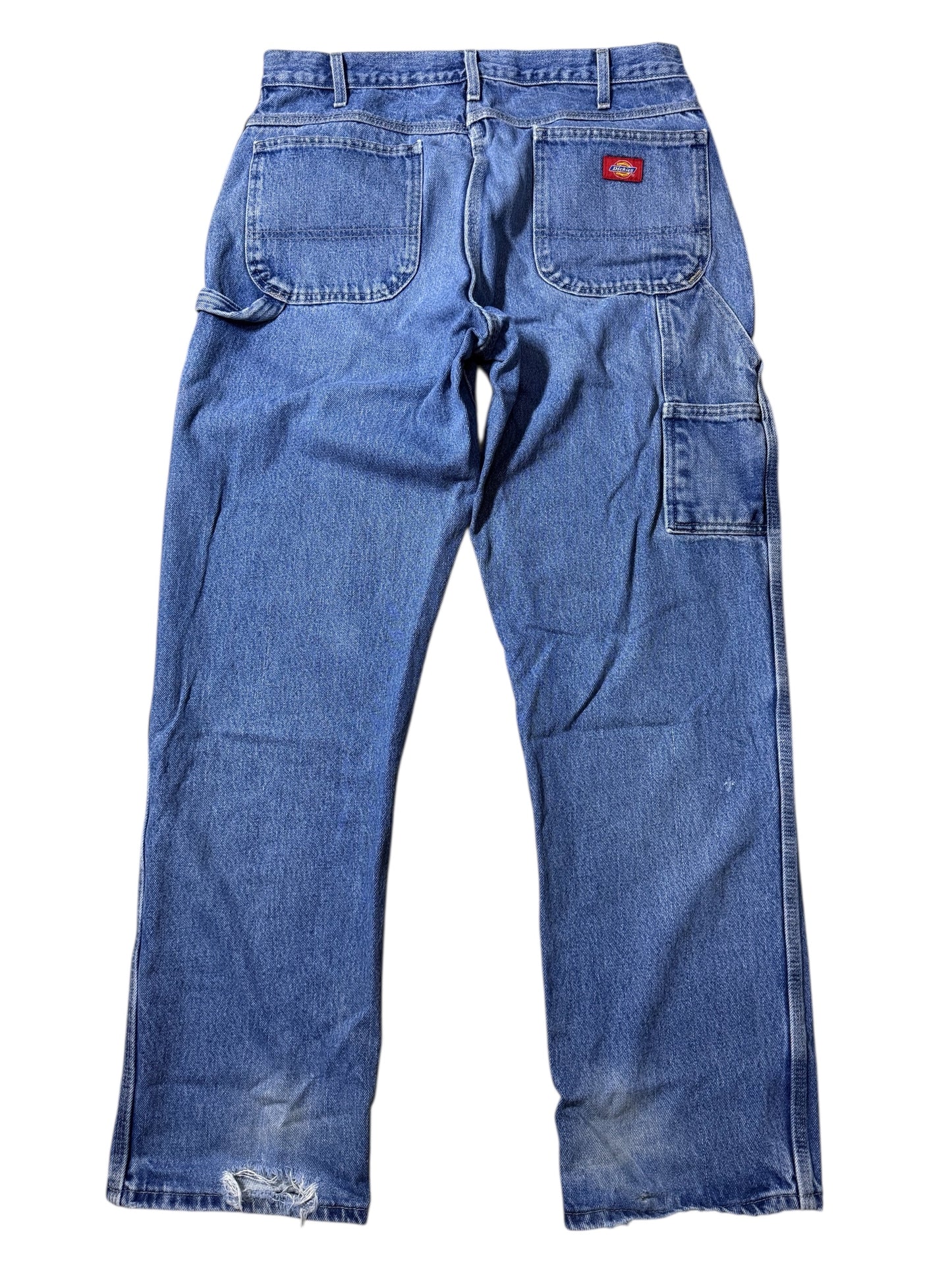 Dickies Denim Carpenter Jeans Distressed Workwear