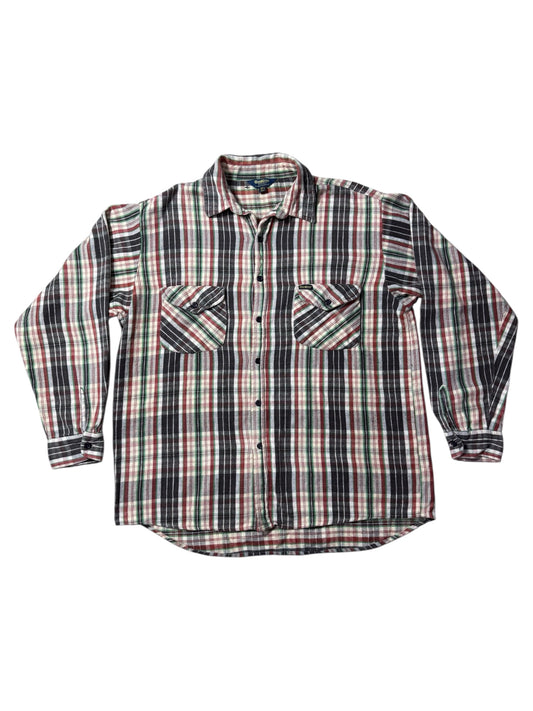 Vintage OshKosh Plaid Flannel Shirt