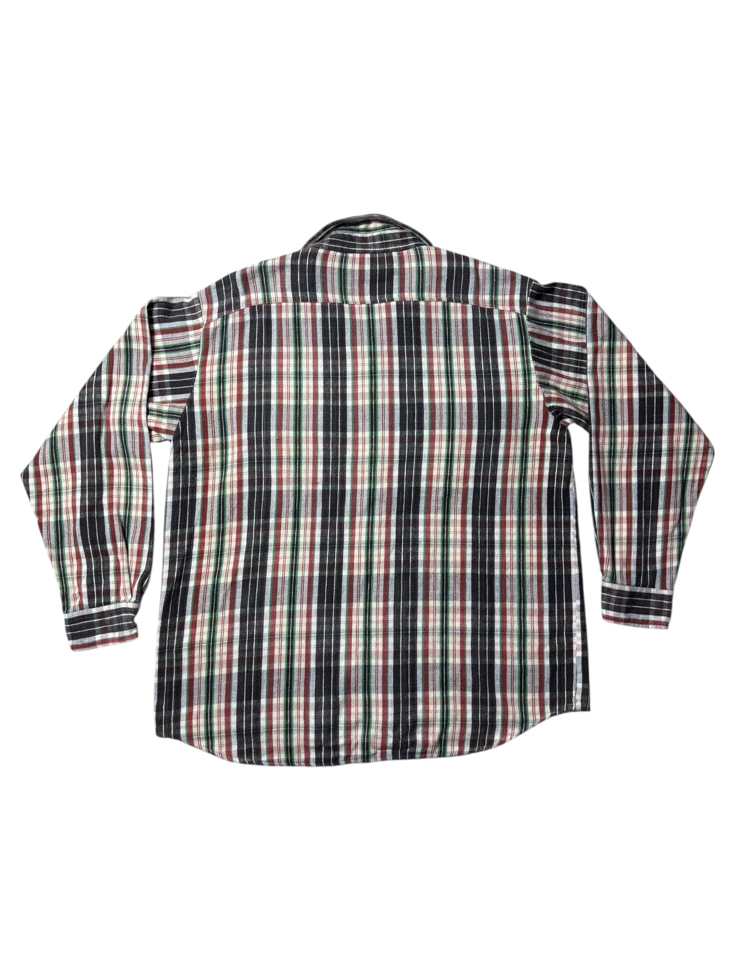 Vintage OshKosh Plaid Flannel Shirt