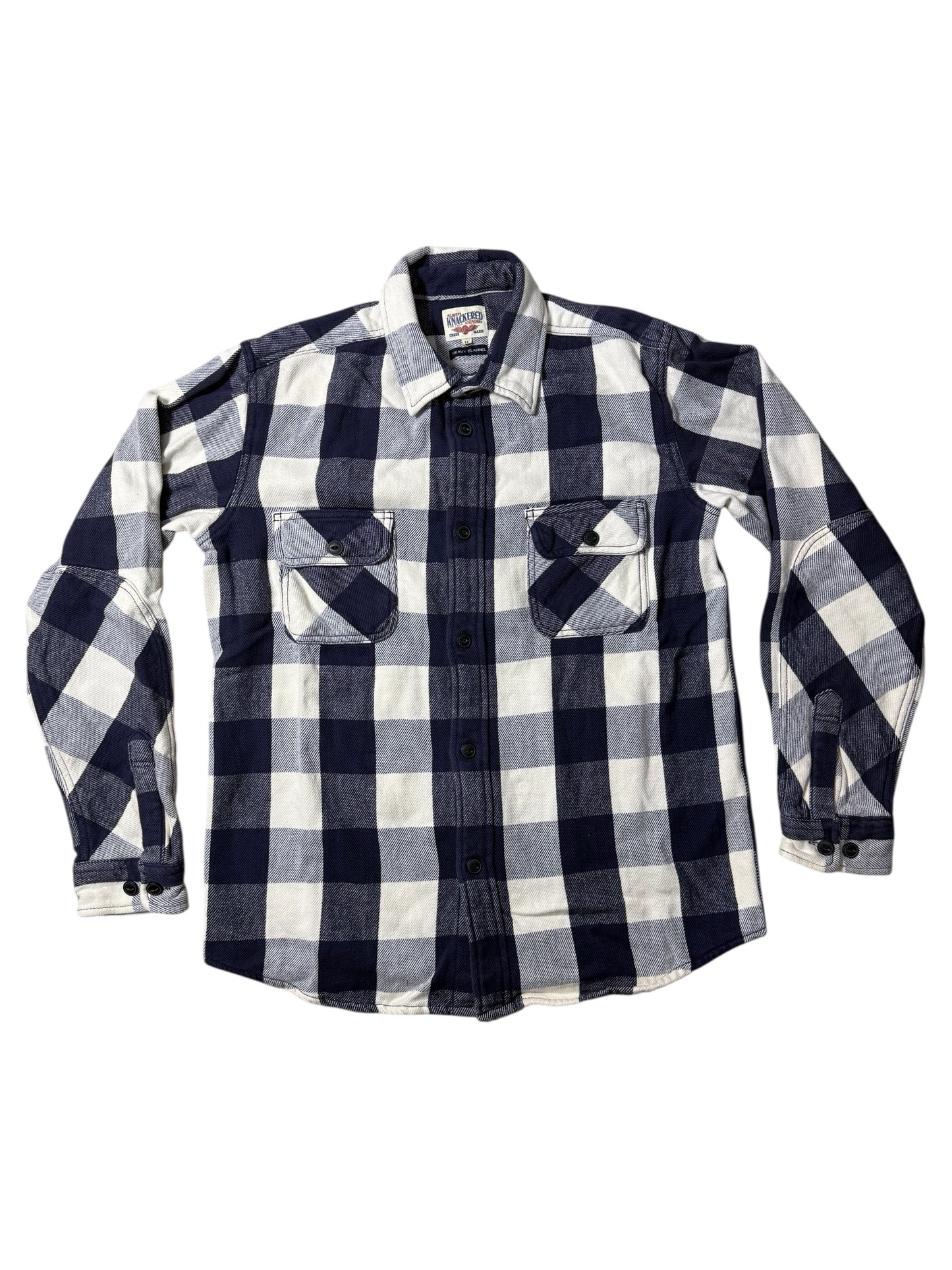 Knackered Buffalo Plaid Heavy Flannel Shirt