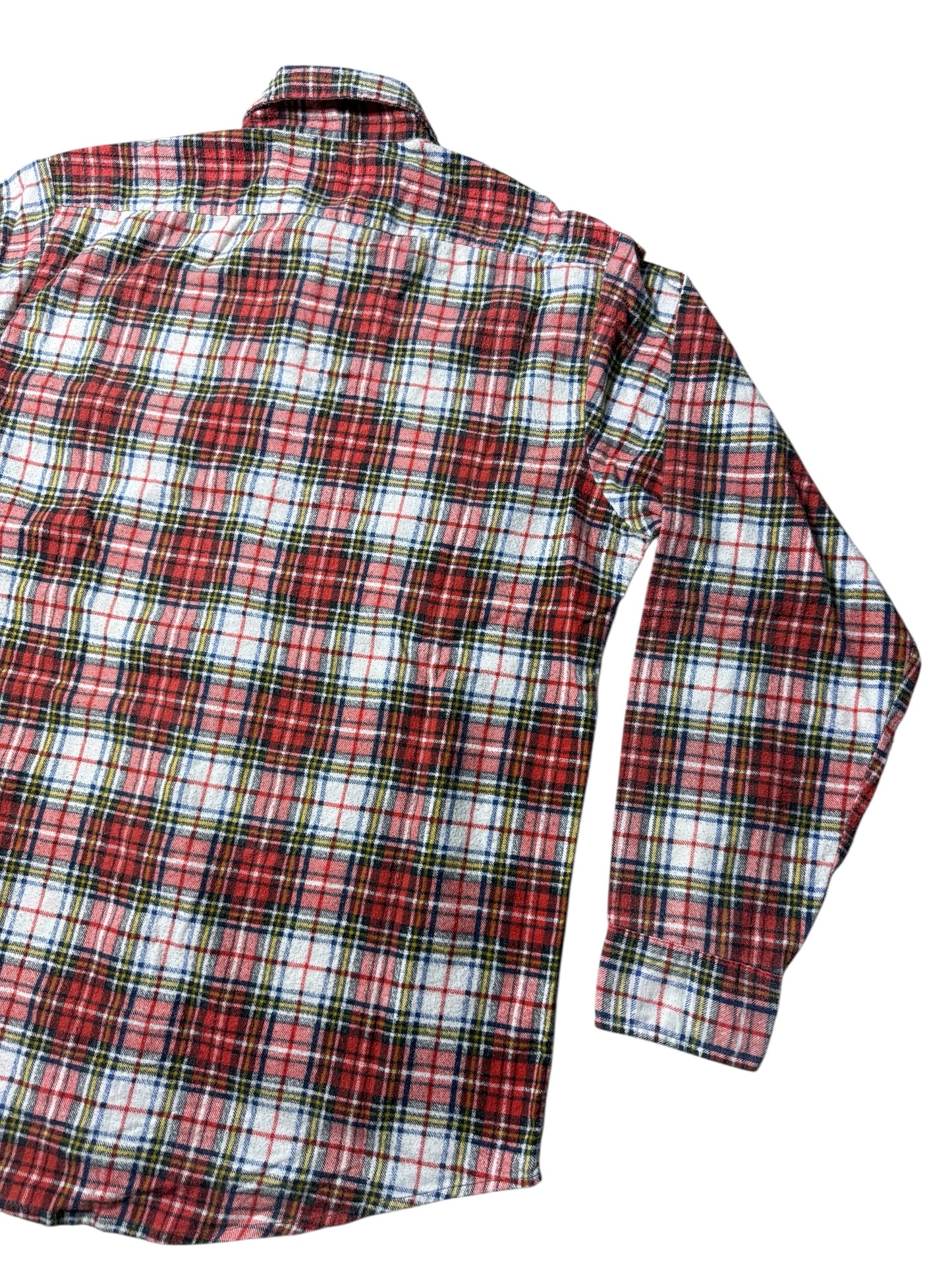 Vintage 1980s–1990s Private Property Plaid Flannel Work Shirt