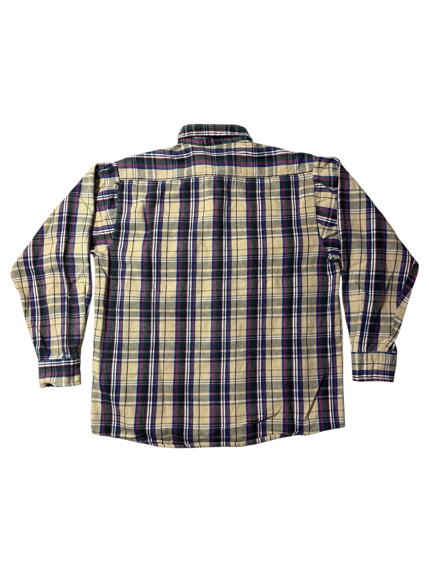 Vintage 1990s Five Brother Plaid Flannel Work Shirt