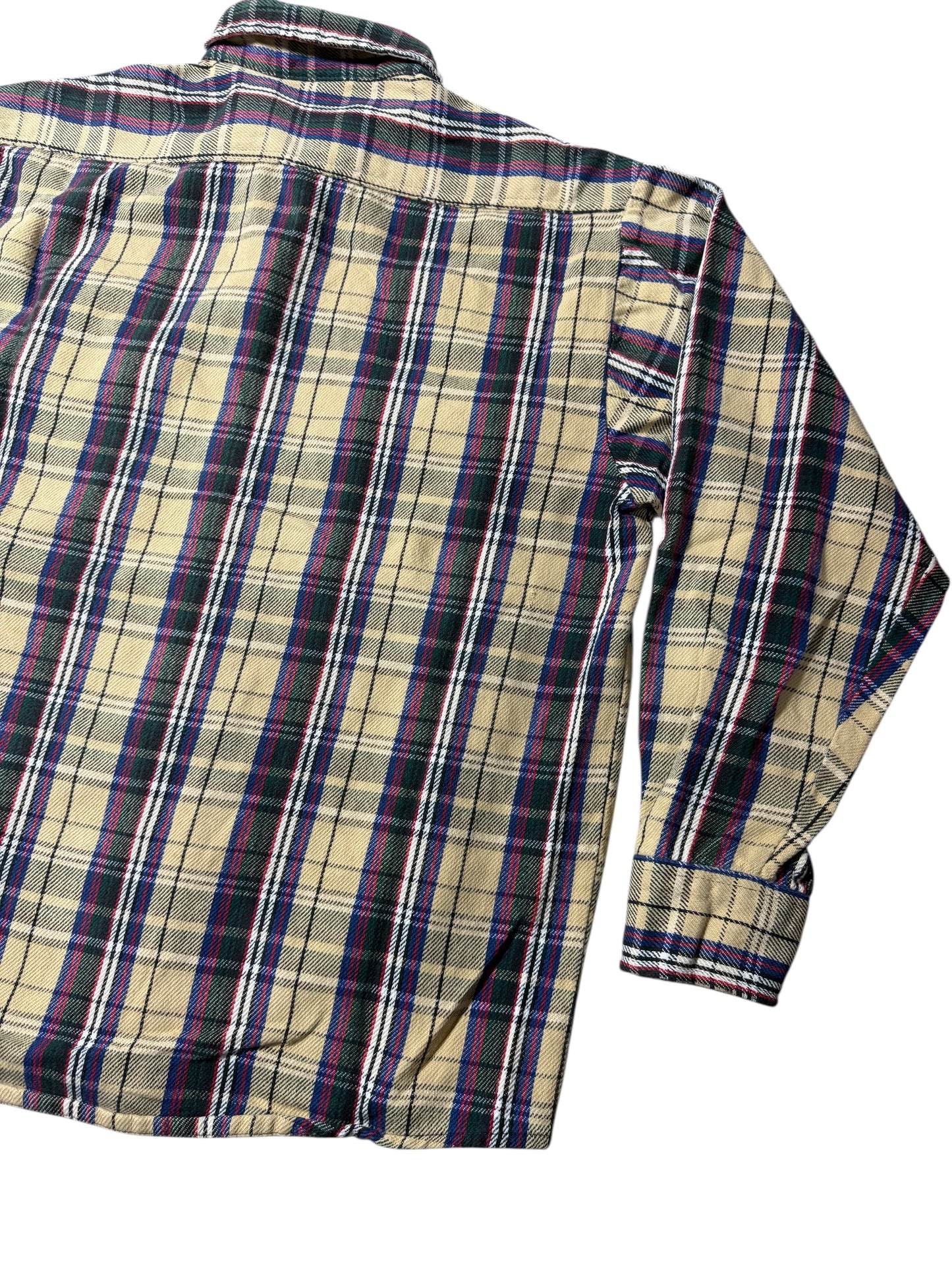 Vintage 1990s Five Brother Plaid Flannel Work Shirt
