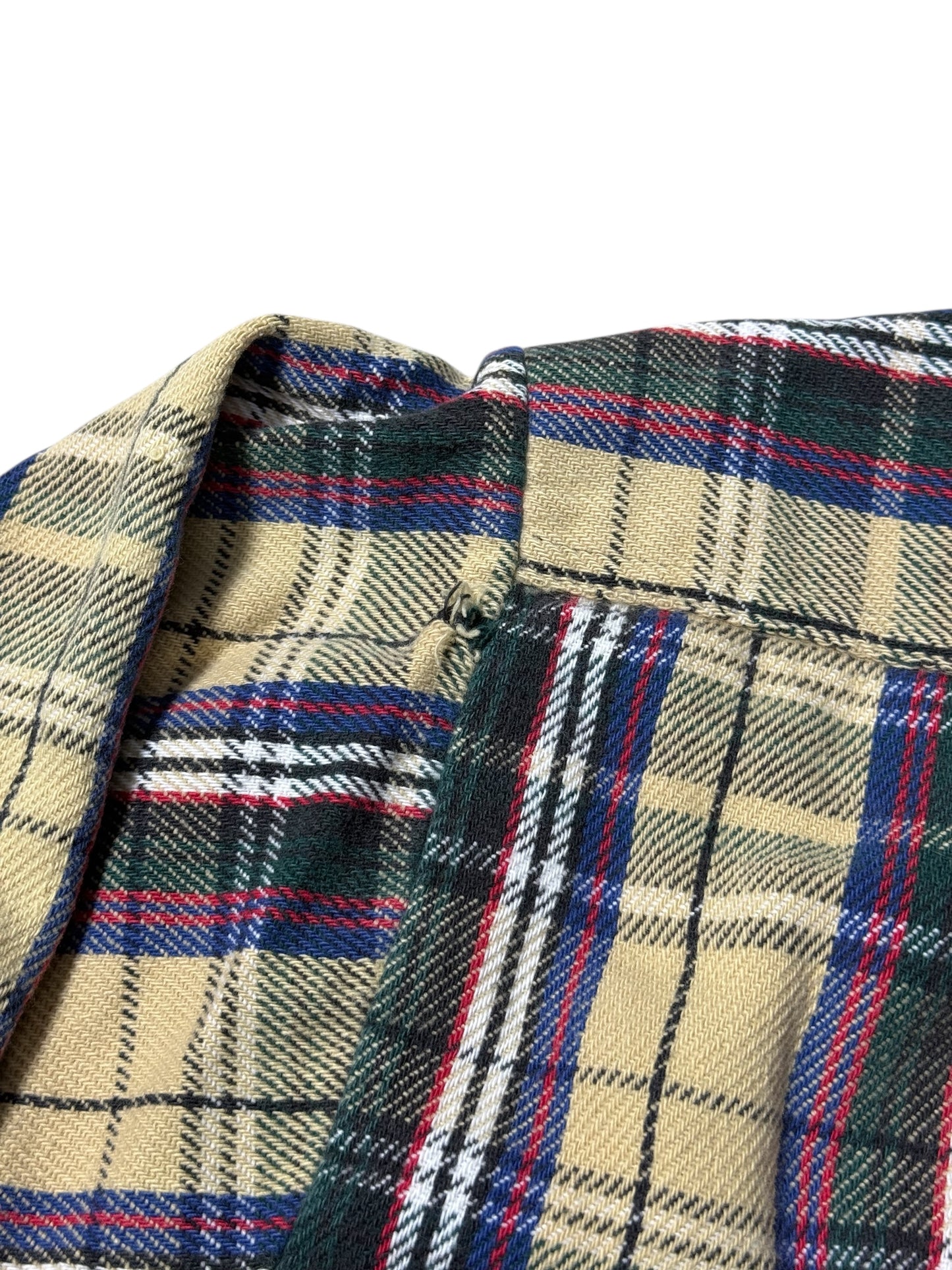 Vintage 1990s Five Brother Plaid Flannel Work Shirt
