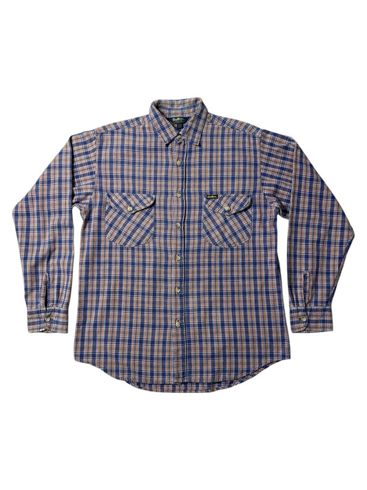 Vintage OshKosh Plaid Work Shirt Long Sleeve