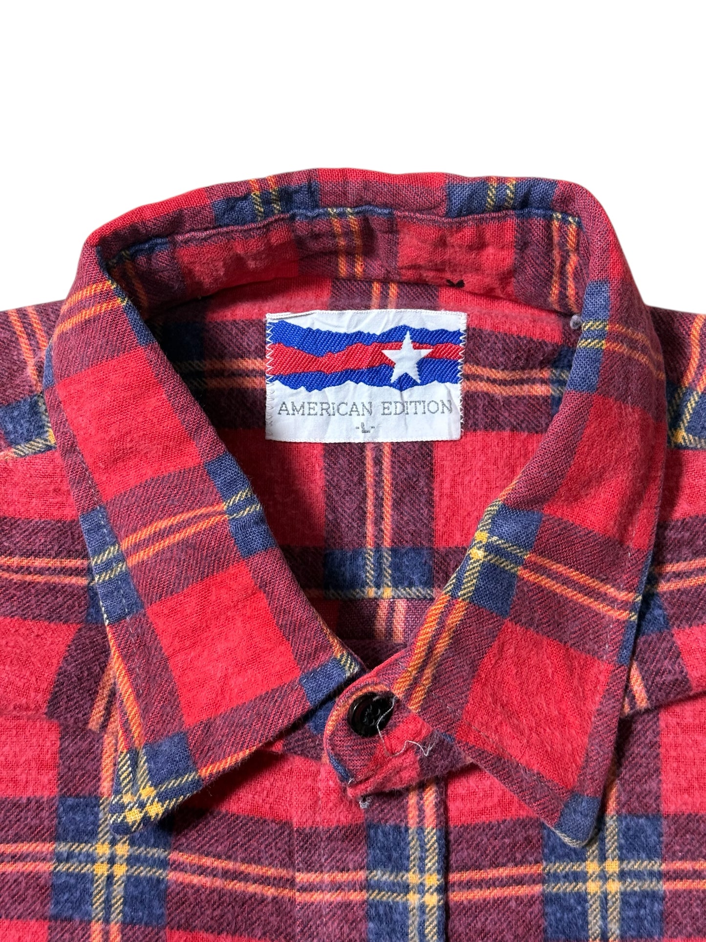 Vintage American Edition Flannel Plaid Shirt USA