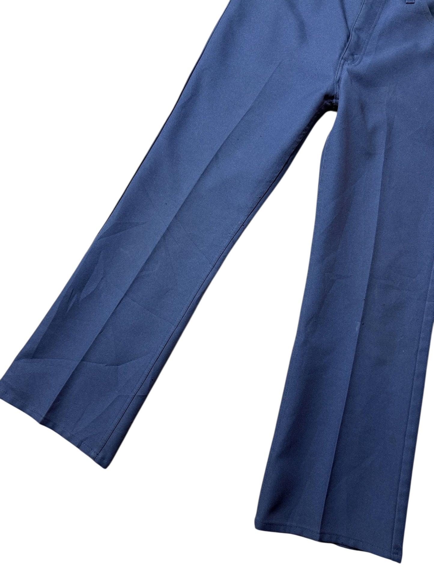 Vintage 1970s Levis Sta-Prest Blank Black Tab Trousers Made In USA