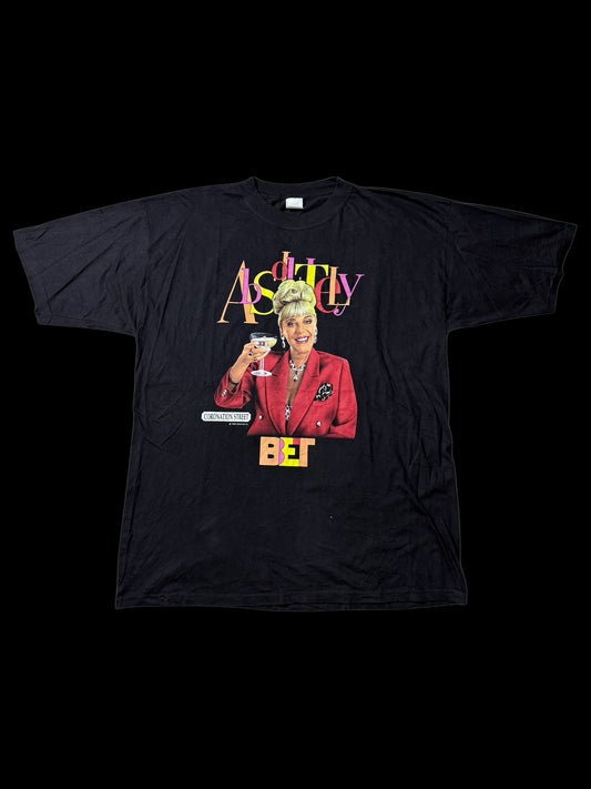 Vintage 1995 Absolutely BET Coronation Street Tv Series Drama Graphic T-Shirt