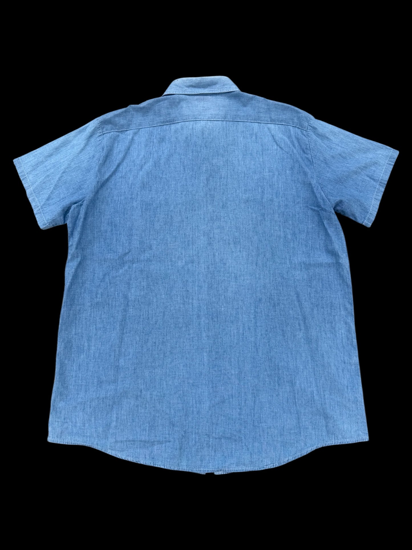 Vintage 1970s-80s OshKosh B’gosh Made in USA Chambray Work Shirt