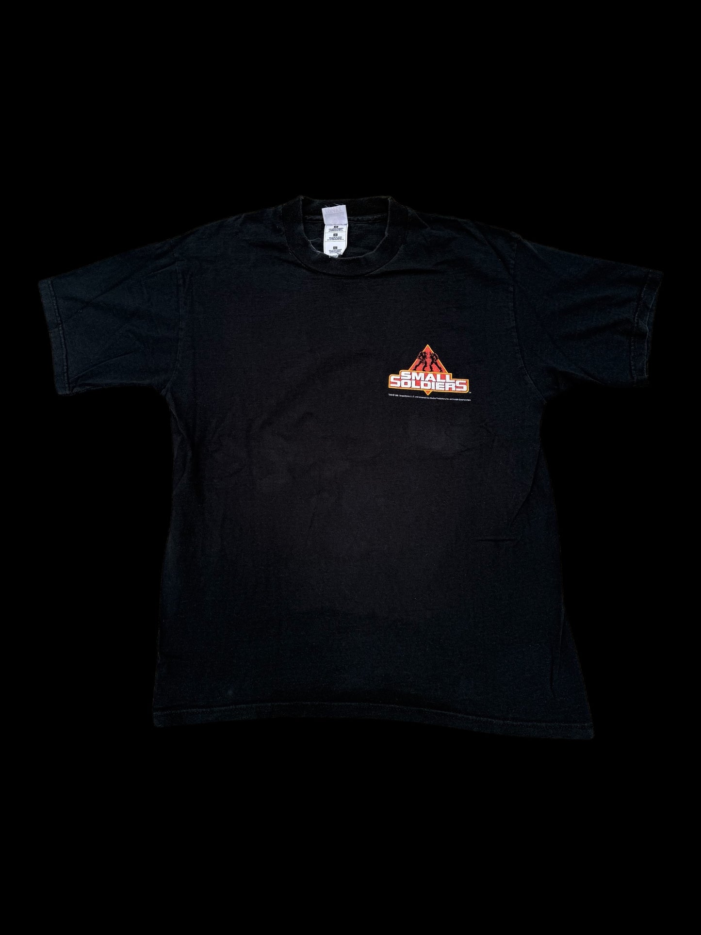 Vintage 1998 Small Soldiers Promo Movie T-Shirt DreamWorks Universal Tee