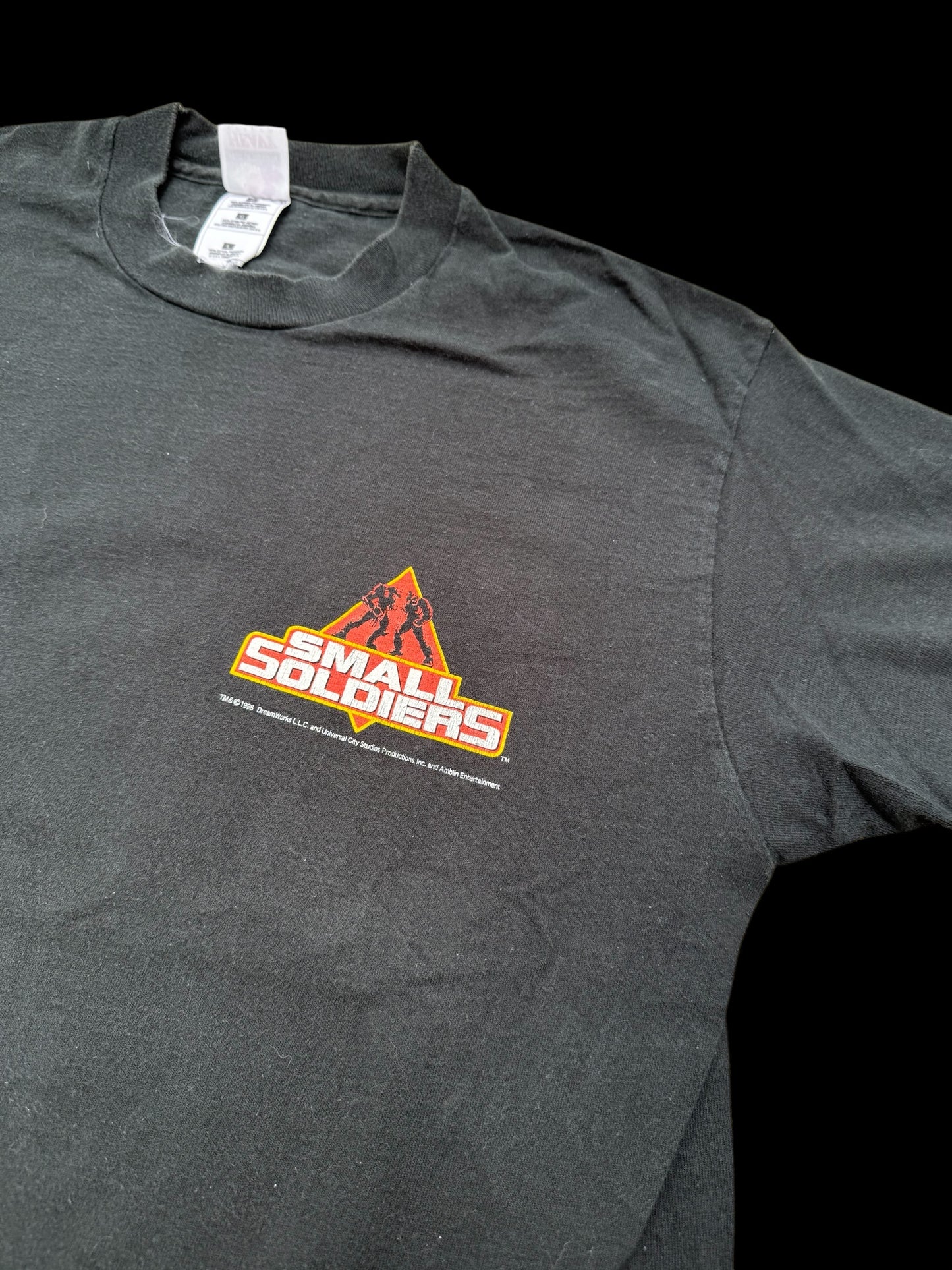 Vintage 1998 Small Soldiers Promo Movie T-Shirt DreamWorks Universal Tee