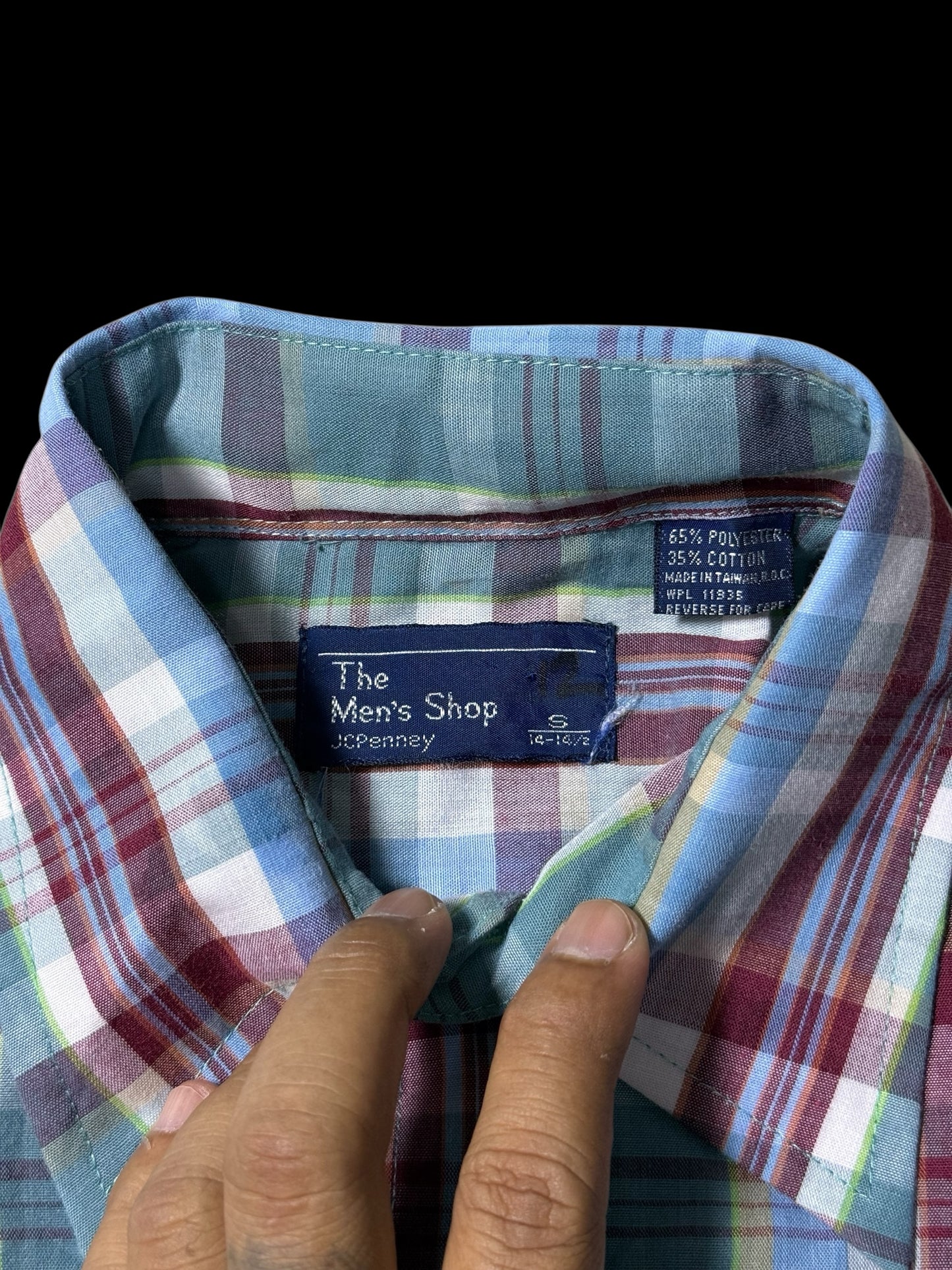 Vintage 1990s Plaid Shirt The Men’s Shop by JCPenney