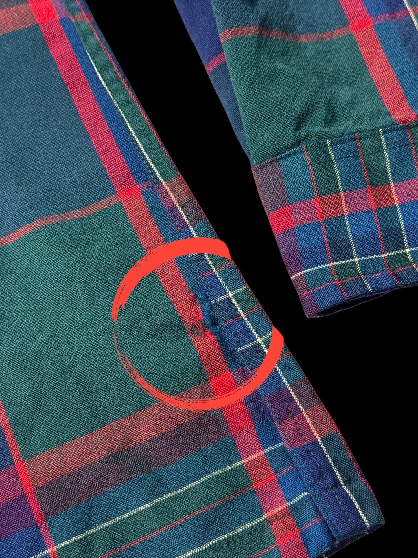 Vintage 1980s Pendleton Plaid Wool Shirt Made in USA