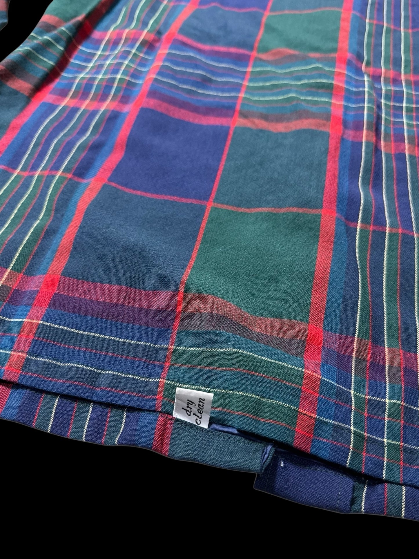 Vintage 1980s Pendleton Plaid Wool Shirt Made in USA