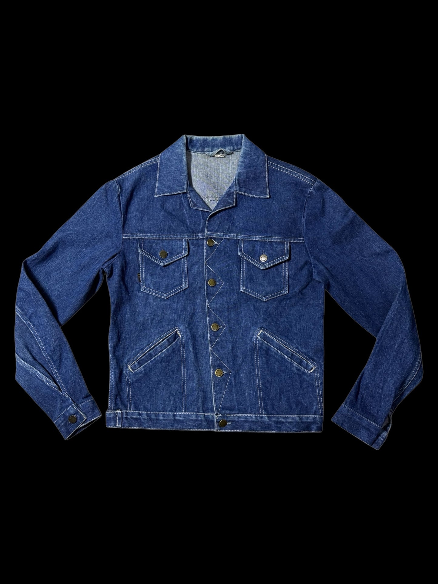 Vintage 1970s Wallys Denim Trucker Jacket