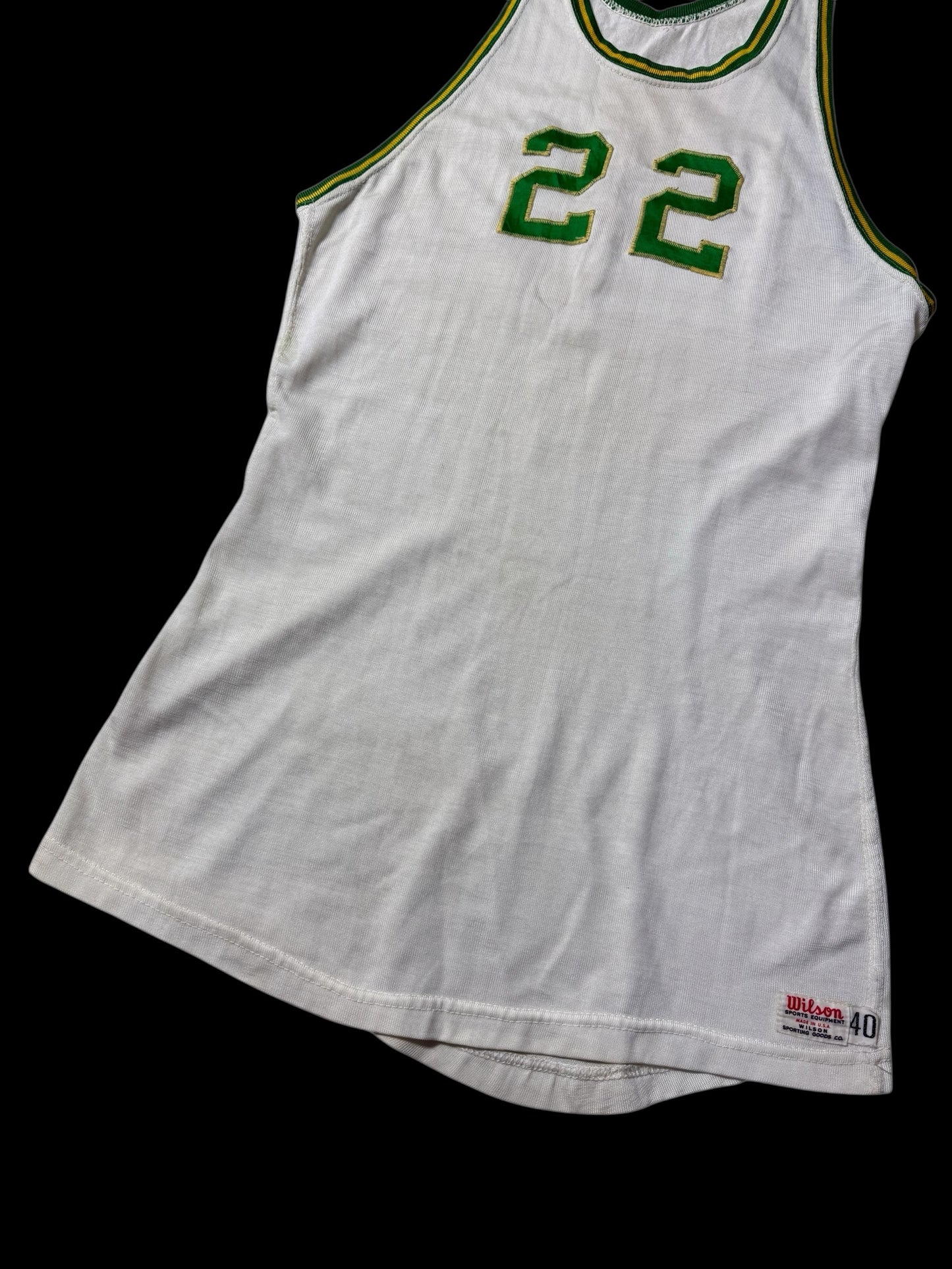 Vintage 1940s–50s Wilson Basketball Jersey