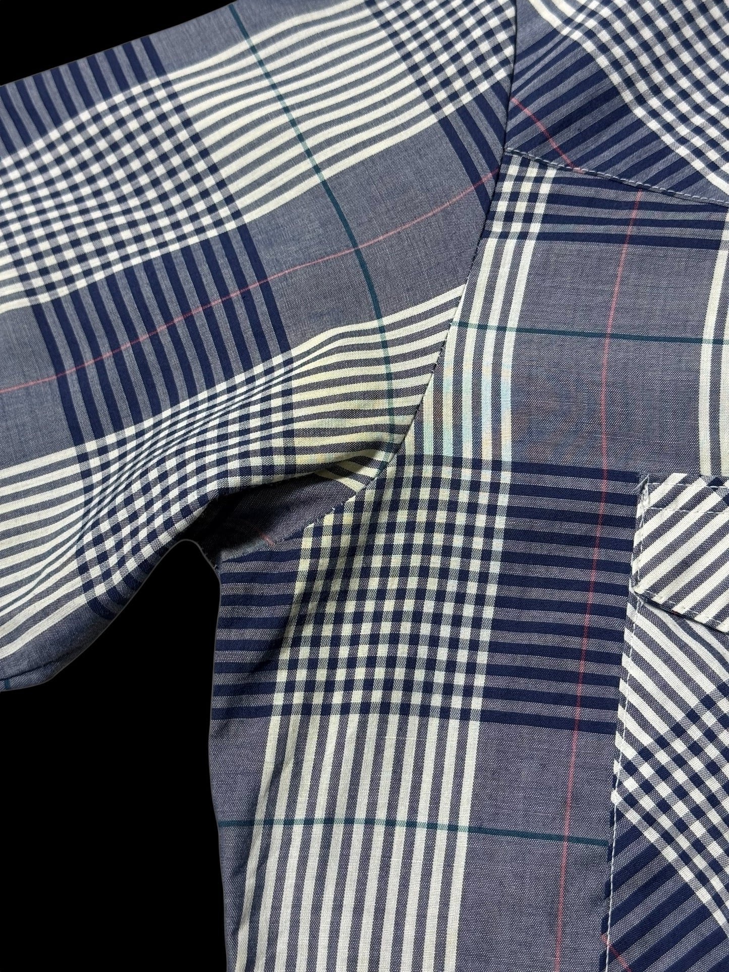 Vintage 1970s-80s Wrangler Plaid Western Shirt