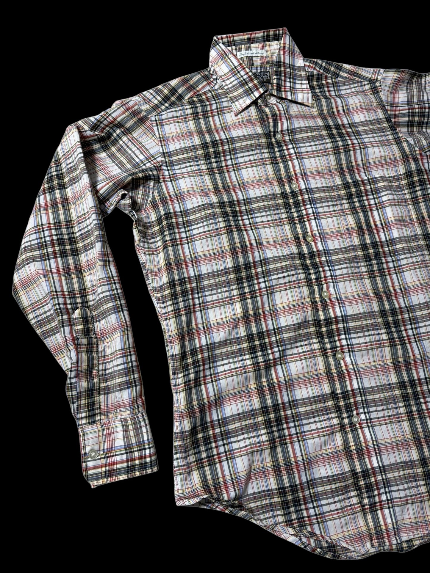 Vintage 1980s-90s Bloomingdale’s Plaid Shirt