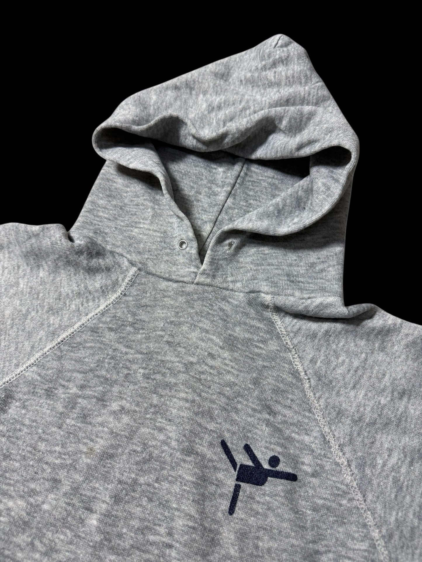 Vintage 1980s-90s Air Academy Gymnastics Hoodie USA Made Athletic Pullover