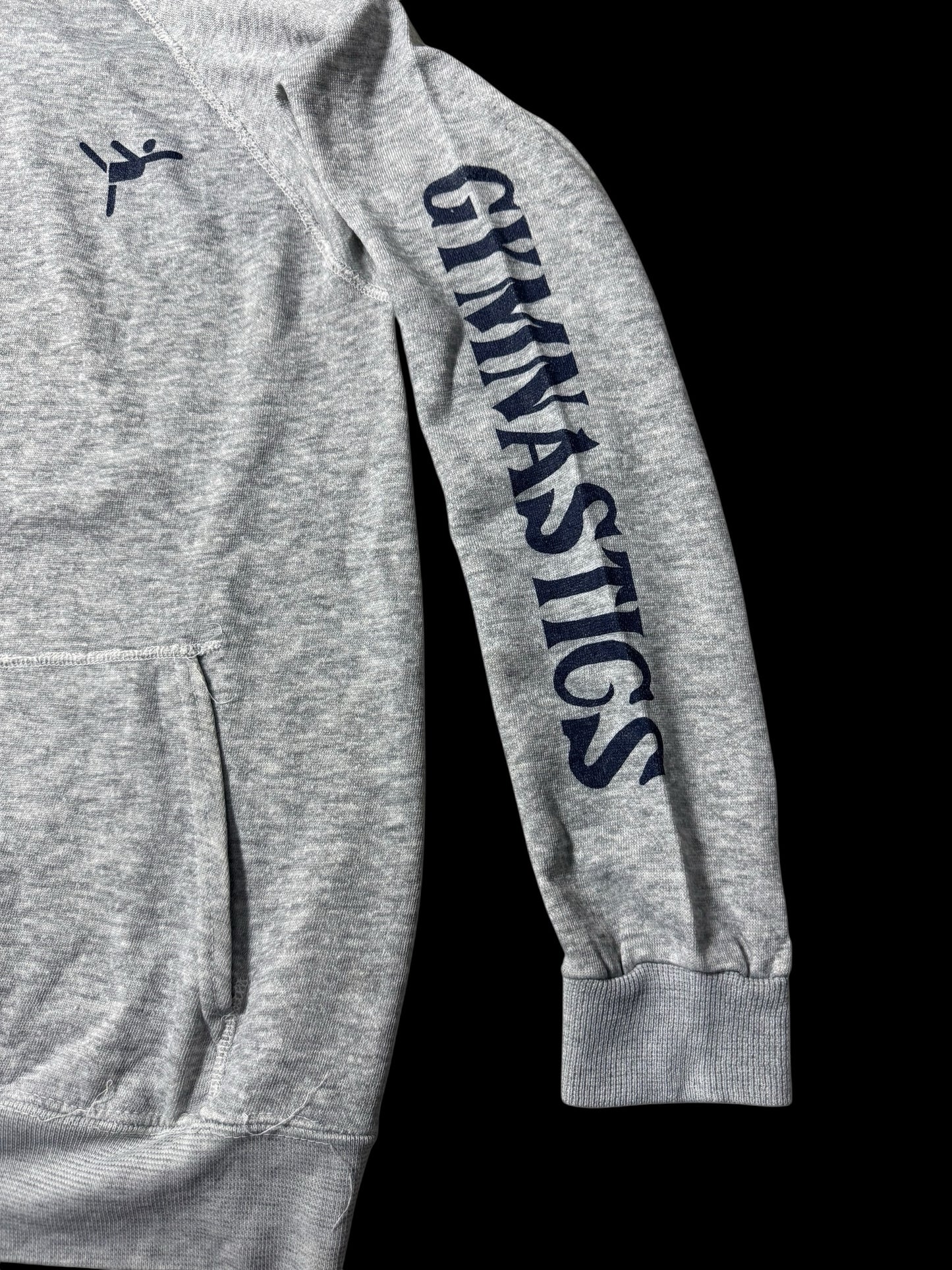 Vintage 1980s-90s Air Academy Gymnastics Hoodie USA Made Athletic Pullover