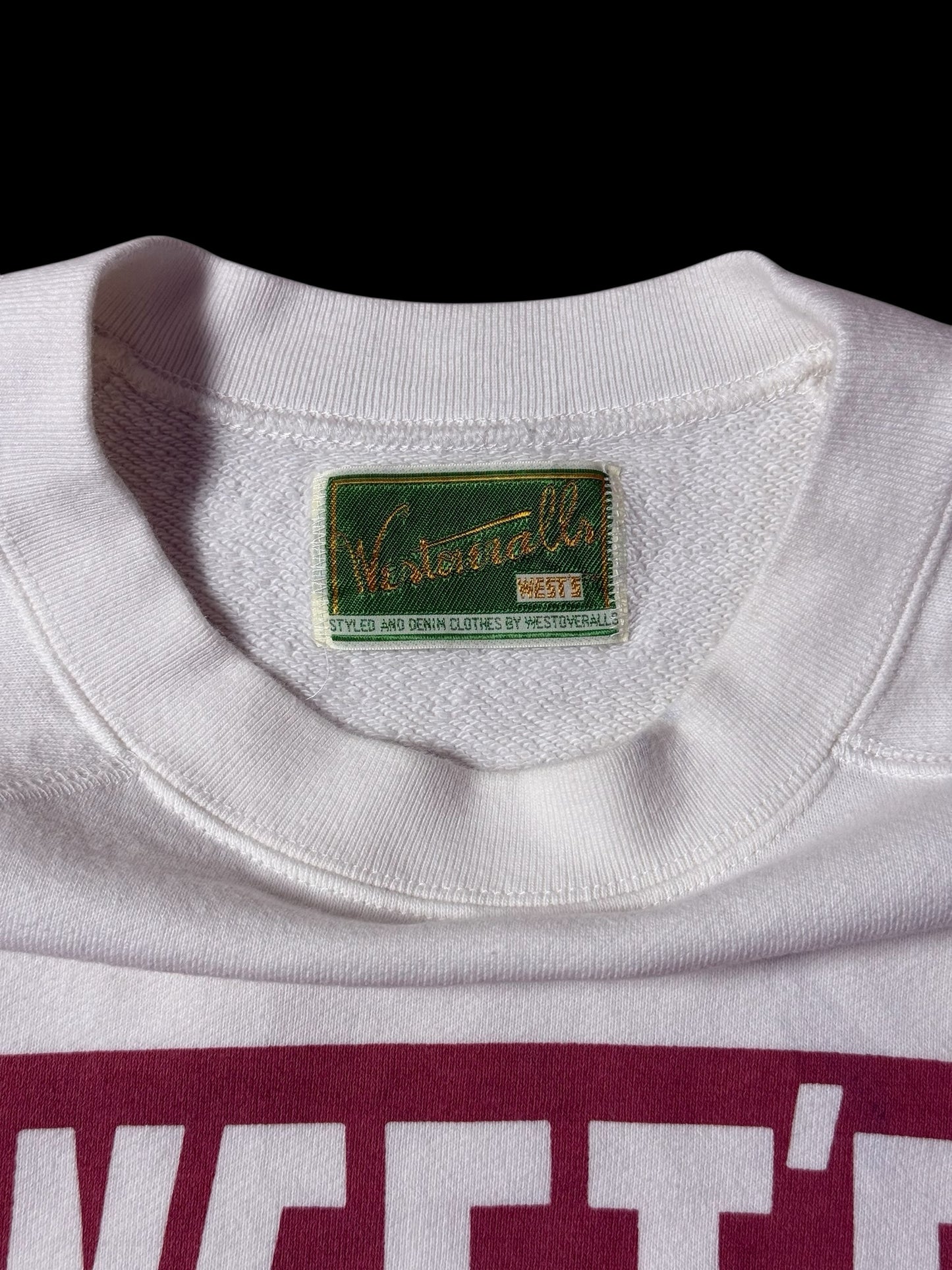 Westoveralls Logo Crewneck Sweatshirt Made in Japan