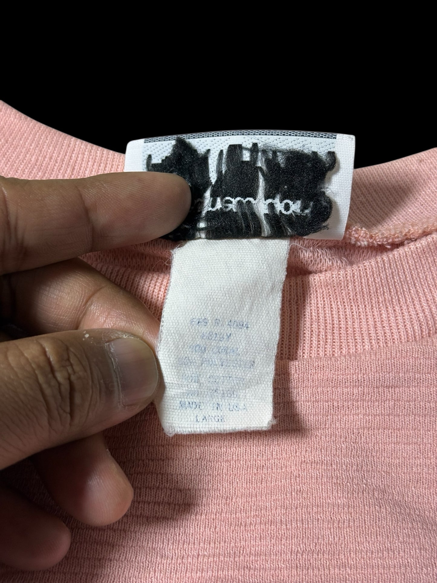 Vintage Perry New York V-Stripe Crewneck Sweatshirt USA Made