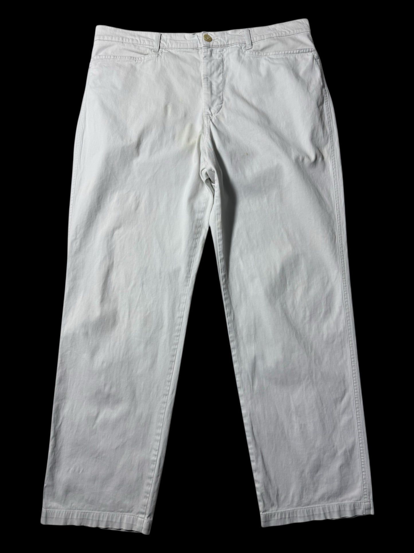 Vintage Armani Jeans Eco-Stone Cotton Trousers Made in Italy 90s Designer