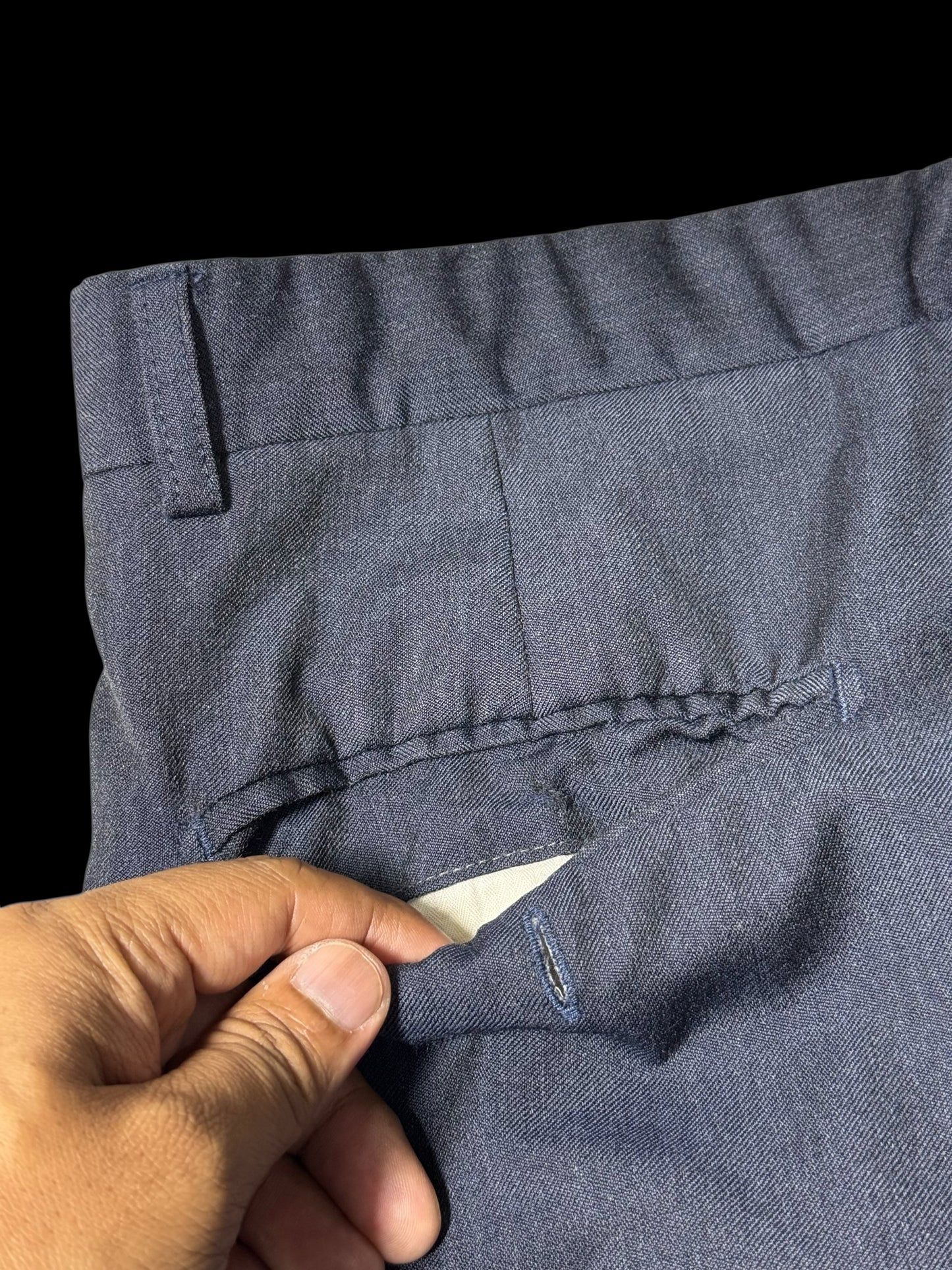 Vintage Alta Moda Differi Tasmania Super 120s Trousers Made in Italy