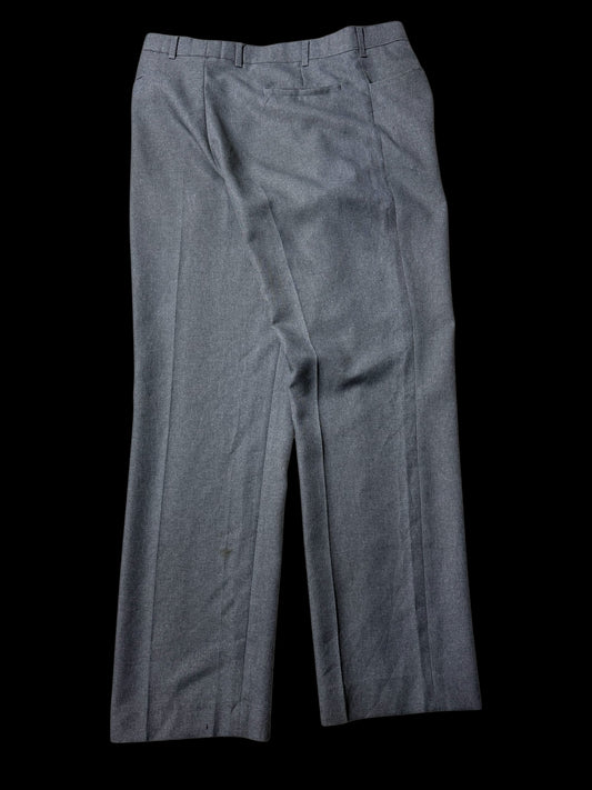 Vintage Levi’s Action Slacks Grey Dress Trousers Made In Usa