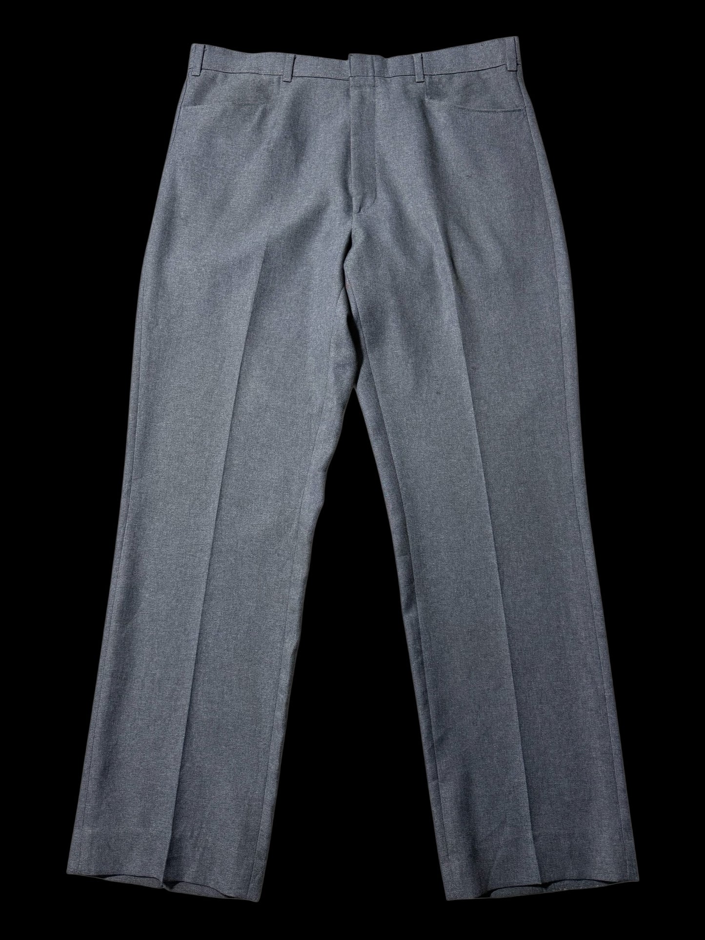Vintage Levi’s Action Slacks Grey Dress Trousers Made In Usa
