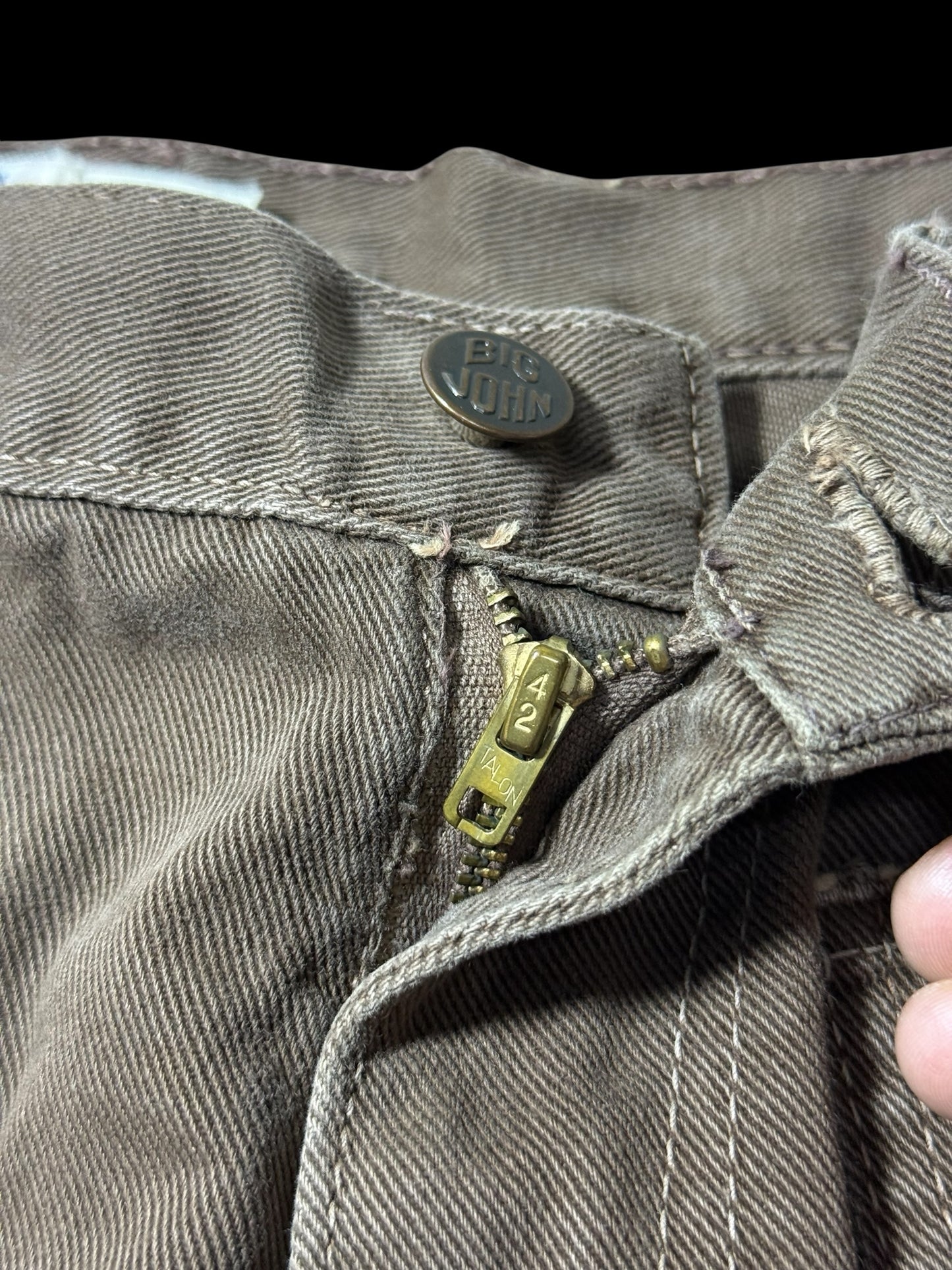 Vintage Big John Brown Jeans Japanese Denim