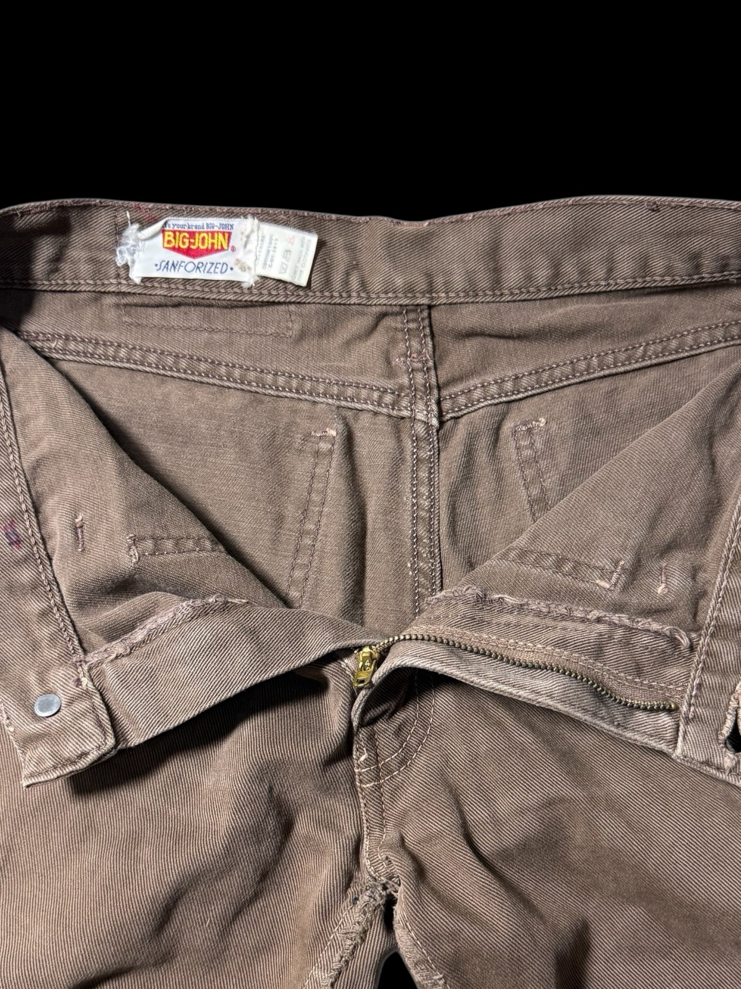 Vintage Big John Brown Jeans Japanese Denim