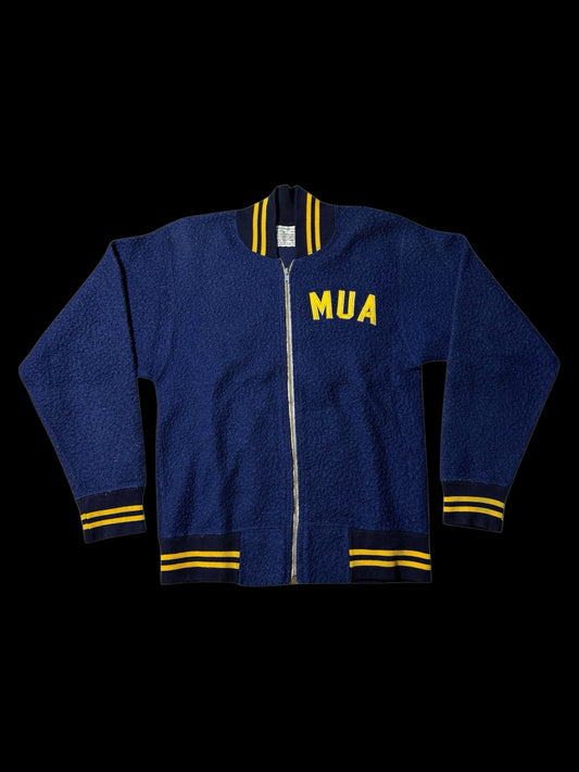 Vintage 1960s Champion Varsity Jacket “MUA” USA Made