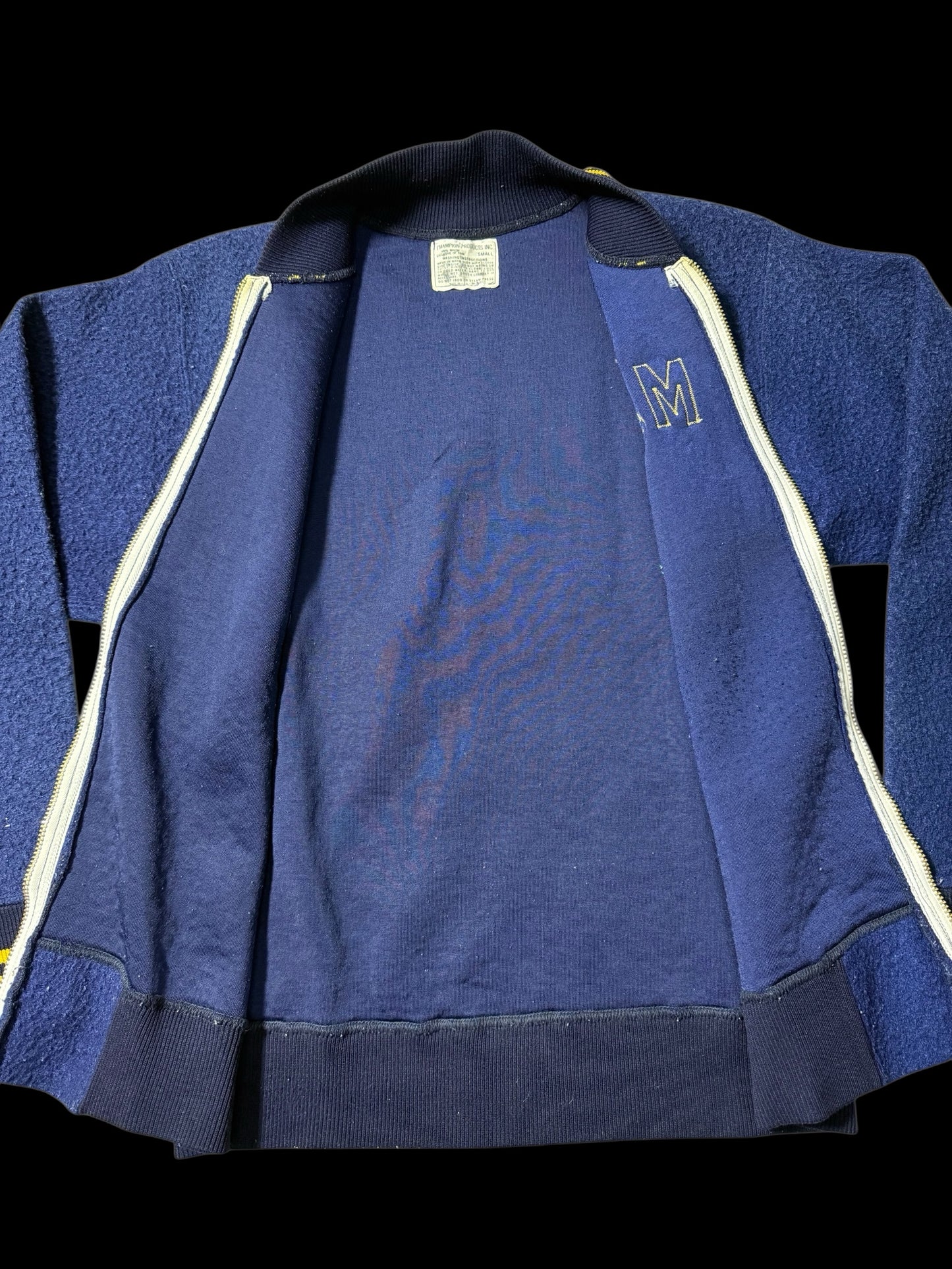 Vintage 1960s Champion Varsity Jacket “MUA” USA Made