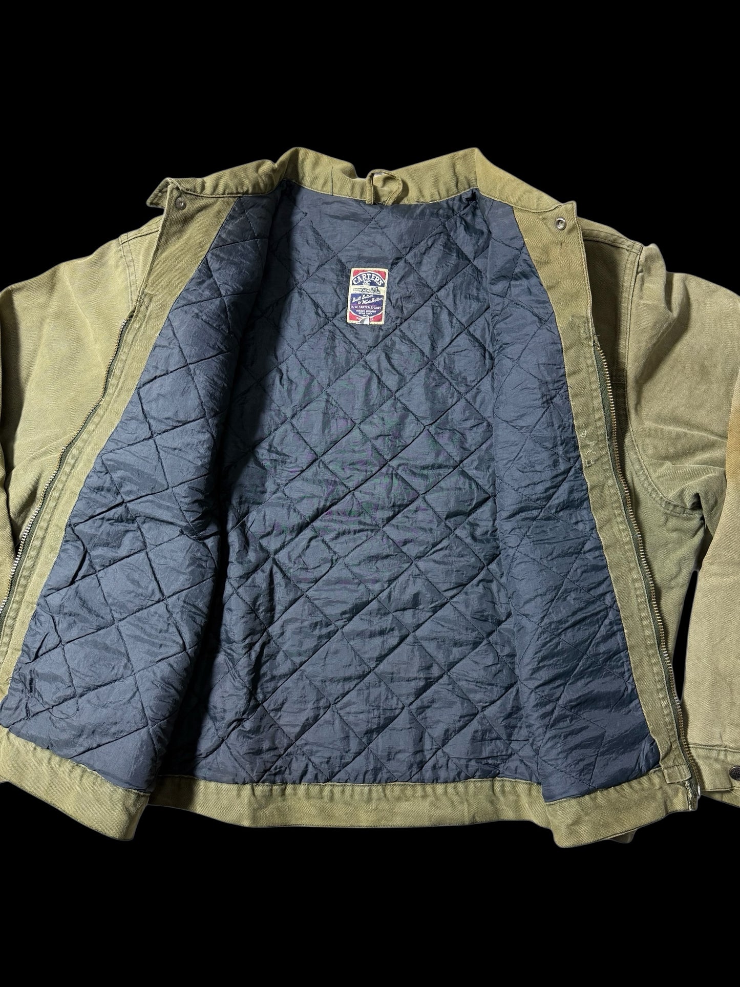 Vintage 1970s-80s Carter’s Quilted Workwear Jacket USA Made