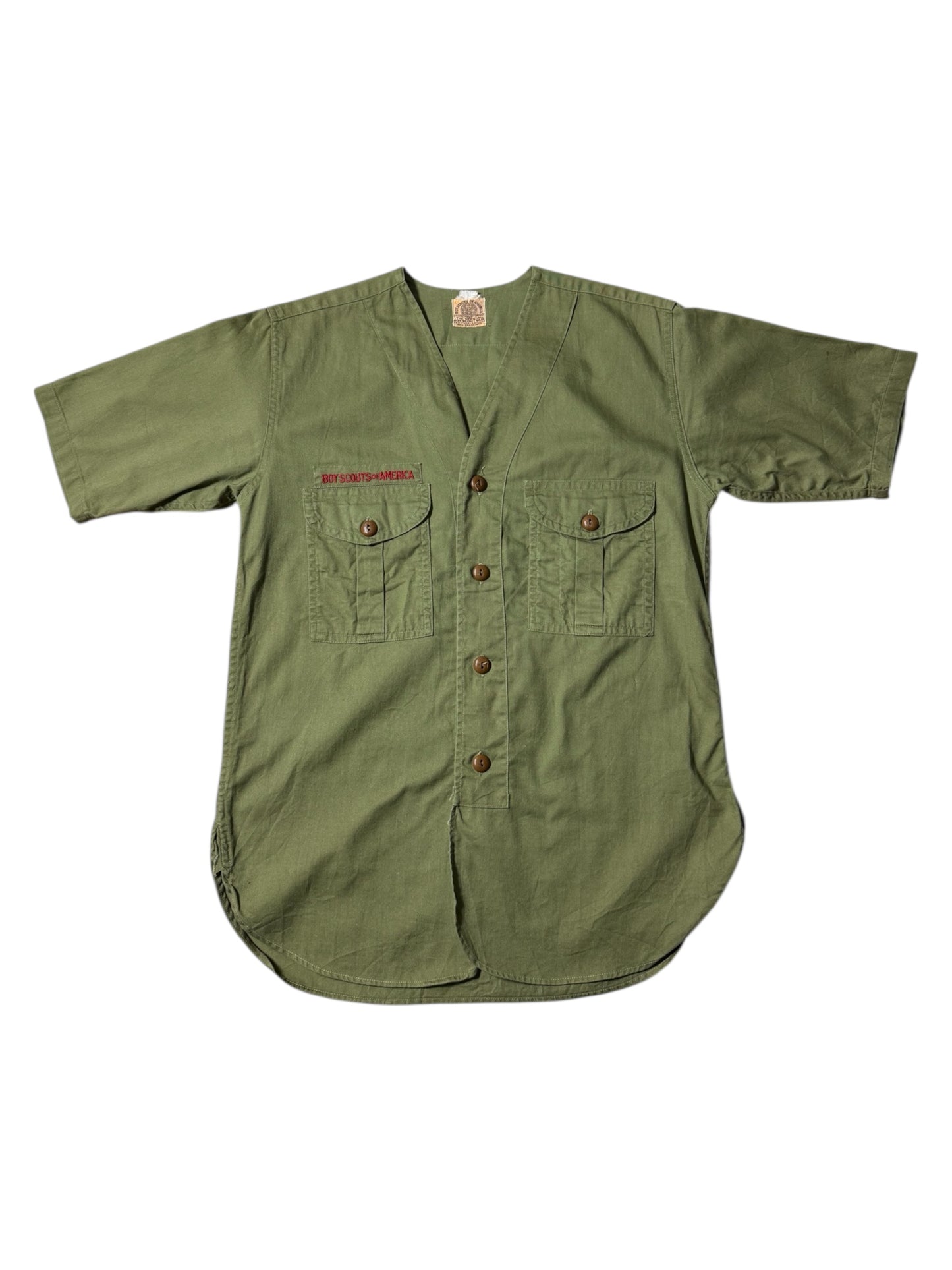 Vintage 1940s–50s Boy Scouts of America Uniform Shirt by Official BSA