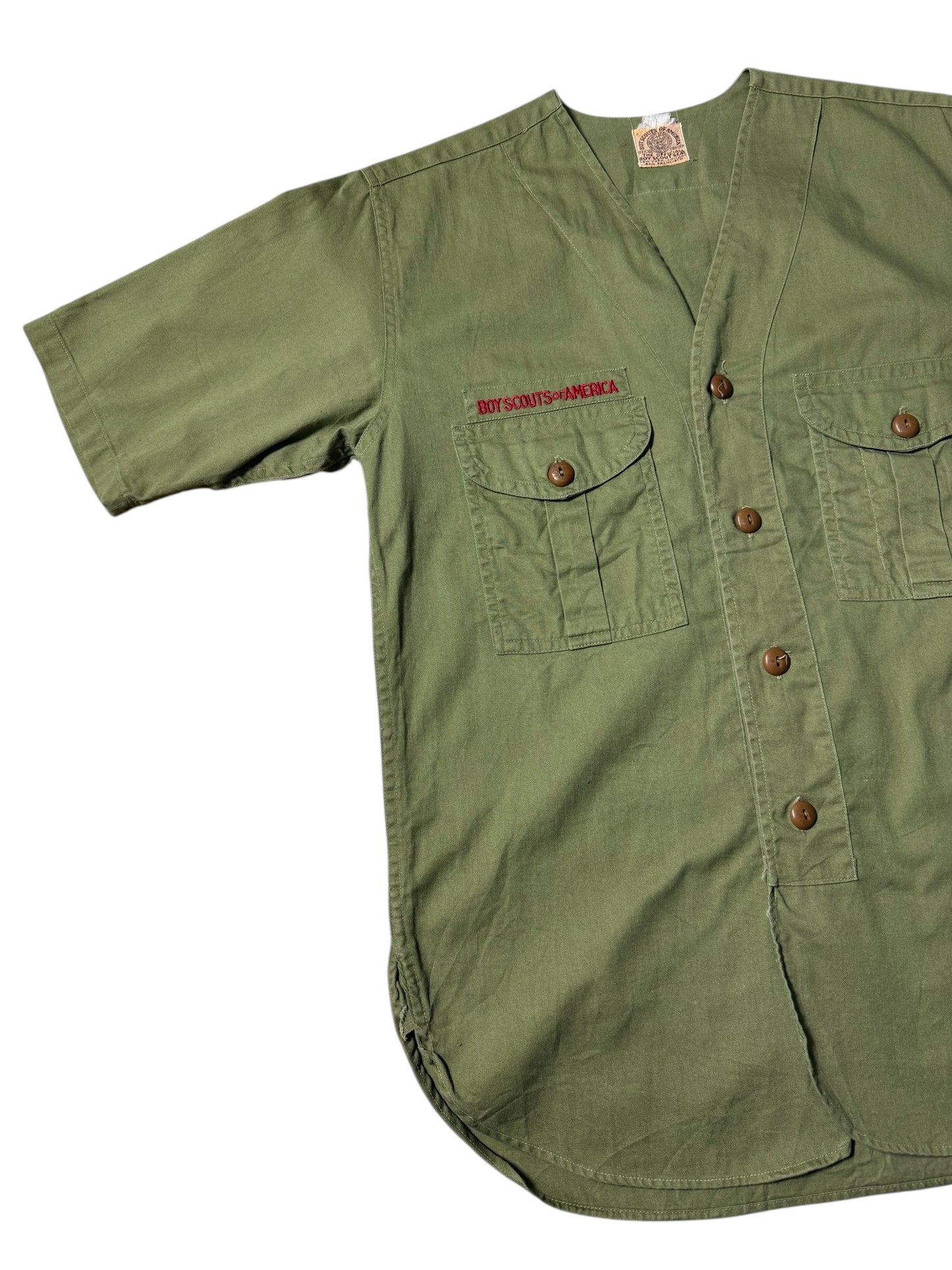 Vintage 1940s–50s Boy Scouts of America Uniform Shirt by Official BSA