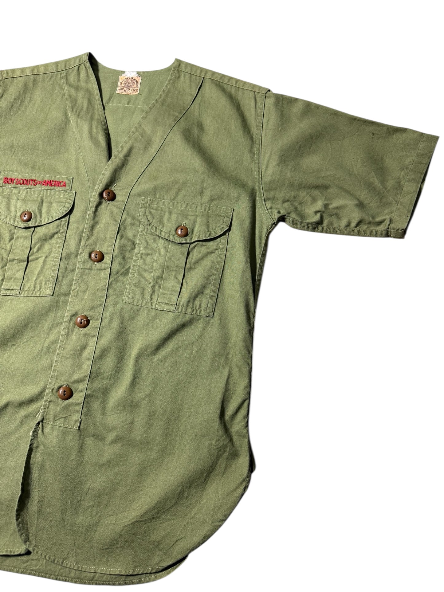 Vintage 1940s–50s Boy Scouts of America Uniform Shirt by Official BSA