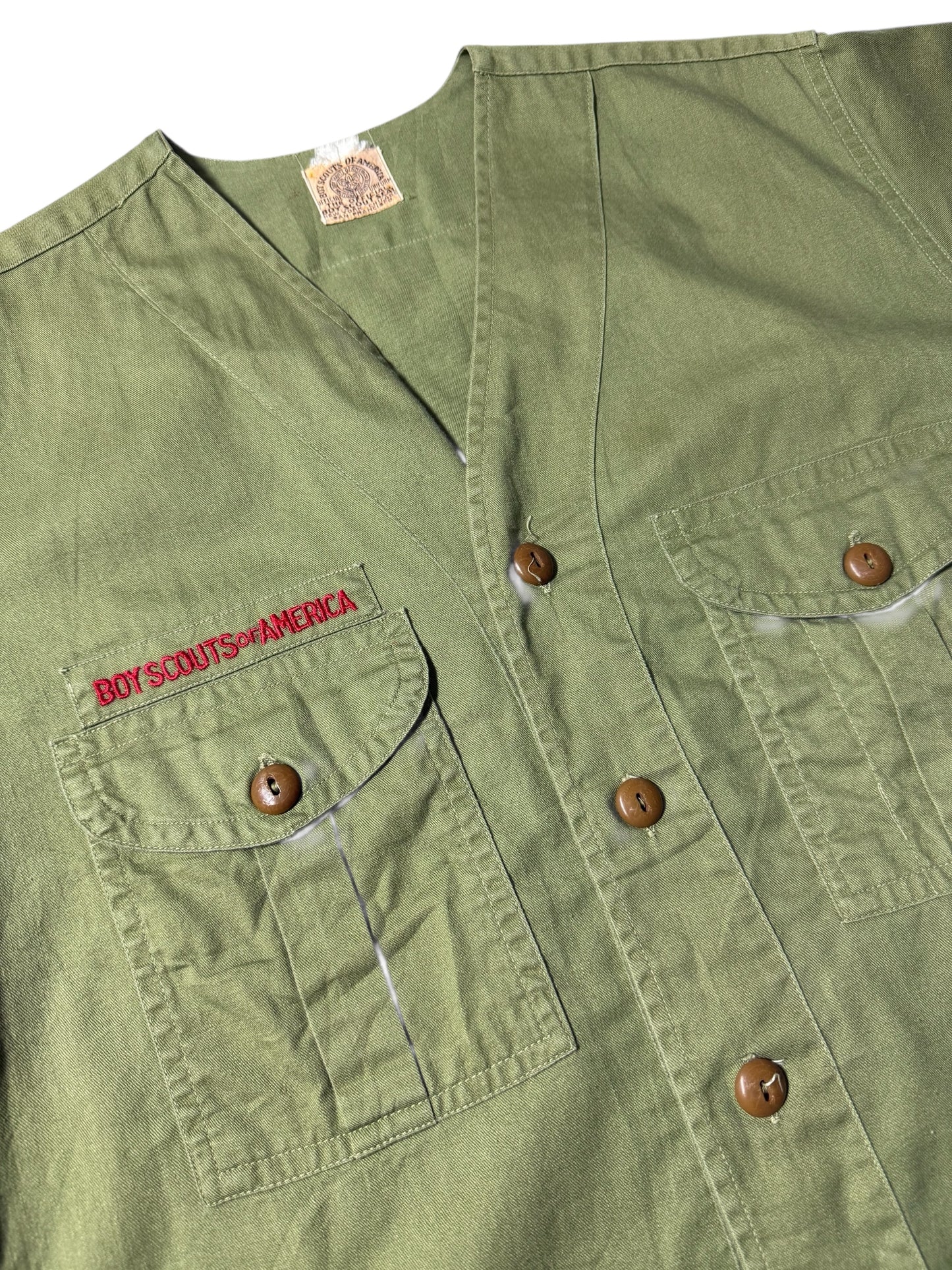 Vintage 1940s–50s Boy Scouts of America Uniform Shirt by Official BSA