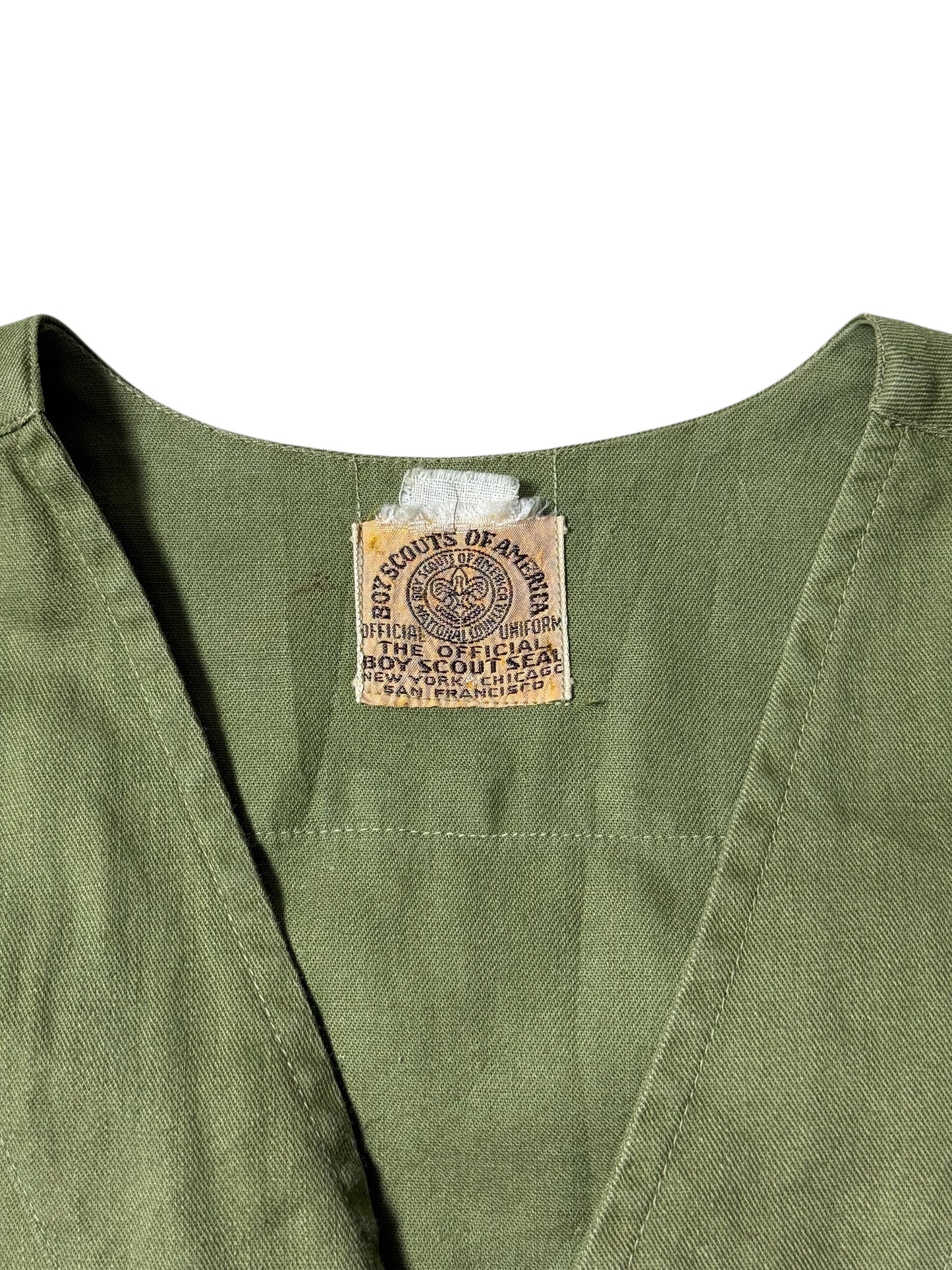 Vintage 1940s–50s Boy Scouts of America Uniform Shirt by Official BSA