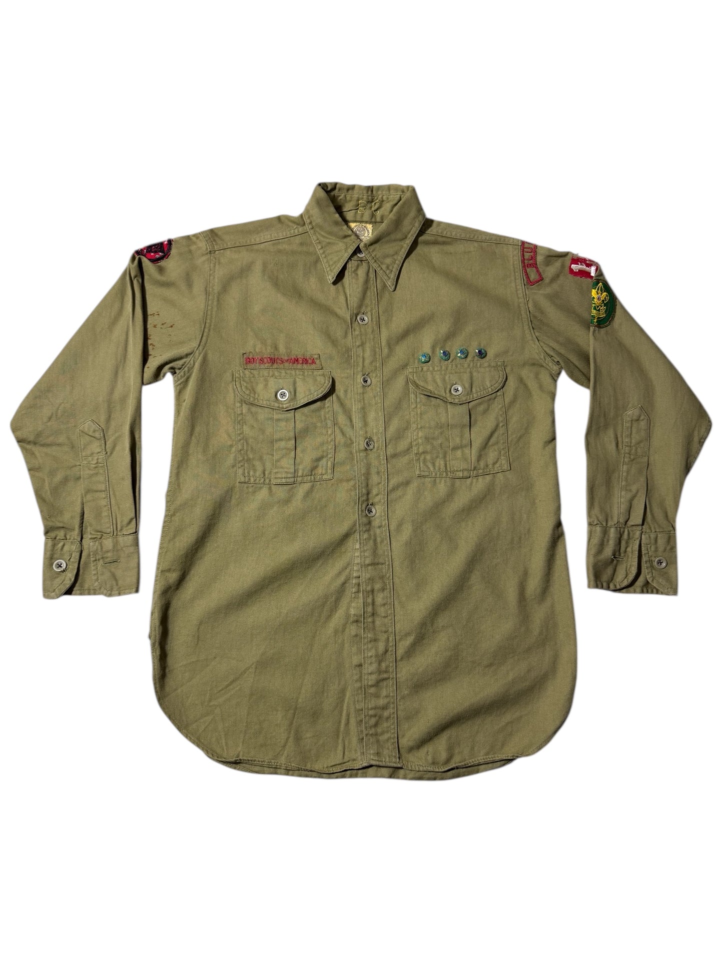 Vintage 1940s-50s Boy Scouts of America Uniform Shirt