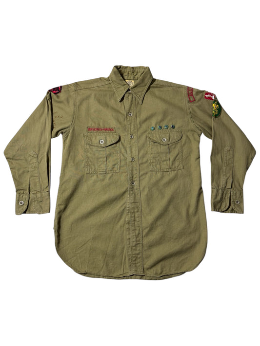 Vintage 1940s-50s Boy Scouts of America Uniform Shirt