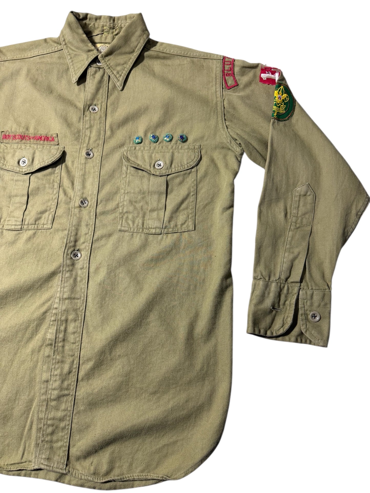 Vintage 1940s-50s Boy Scouts of America Uniform Shirt