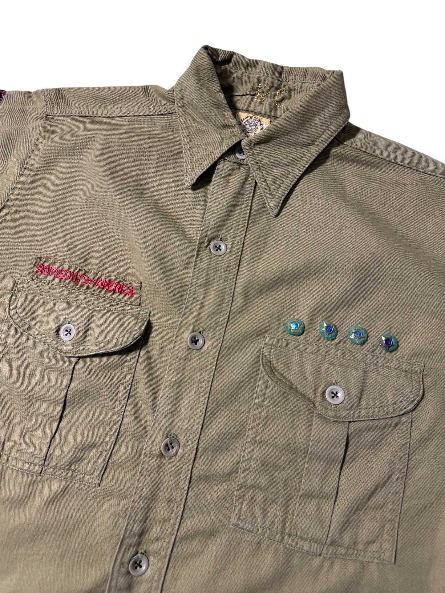 Vintage 1940s-50s Boy Scouts of America Uniform Shirt