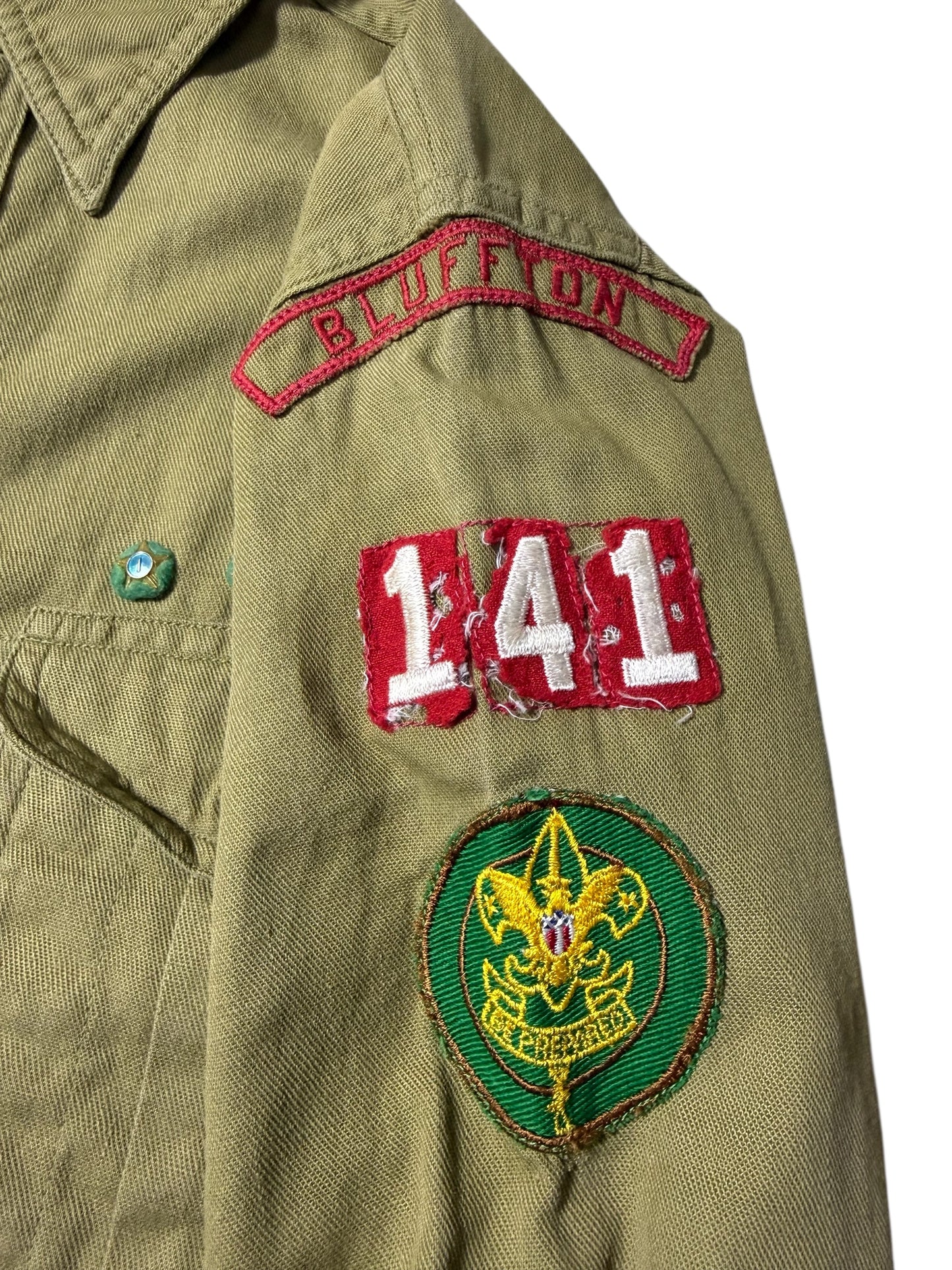 Vintage 1940s-50s Boy Scouts of America Uniform Shirt