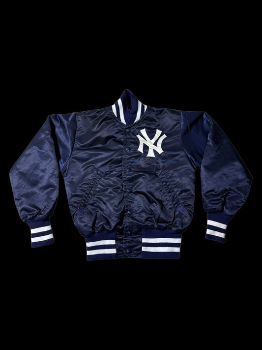 Vintage 1980s-90s New York Yankees Satin Varsity Jacket