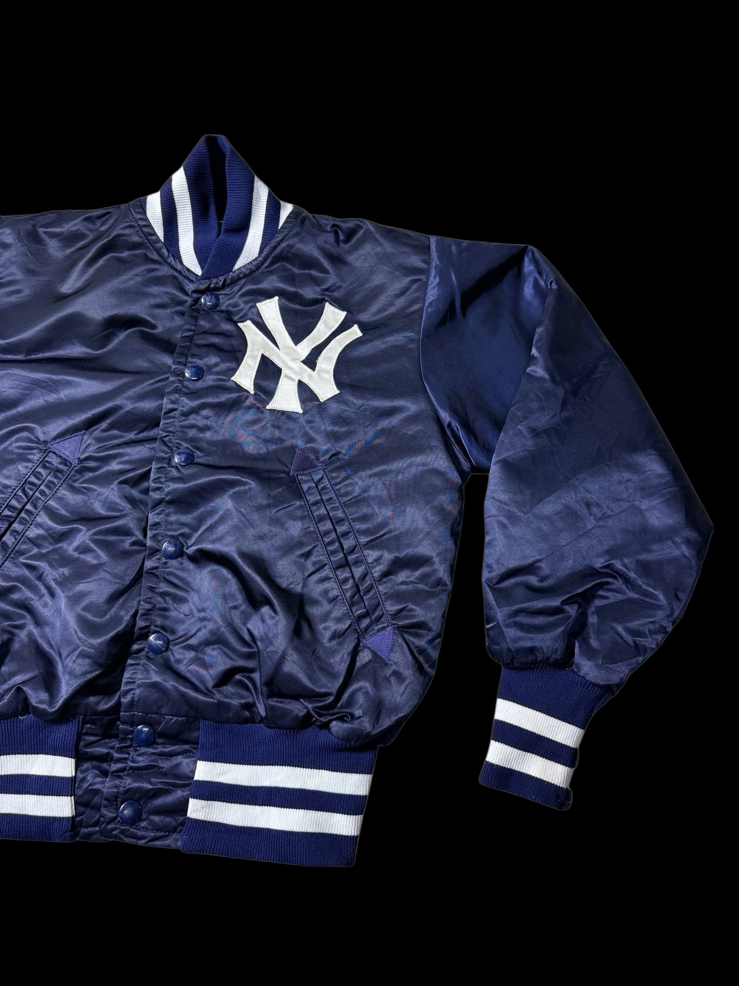 Vintage 1980s-90s New York Yankees Satin Varsity Jacket