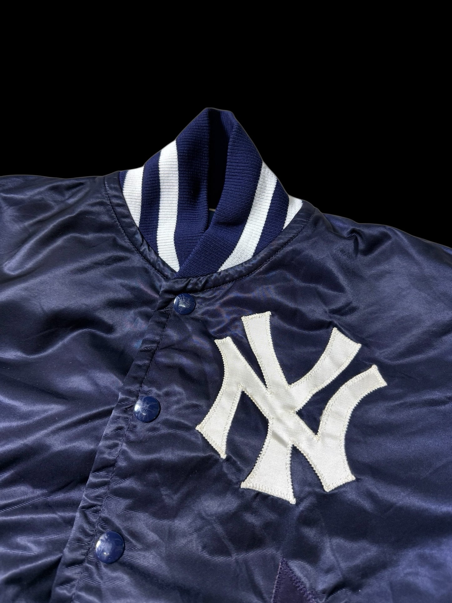 Vintage 1980s-90s New York Yankees Satin Varsity Jacket