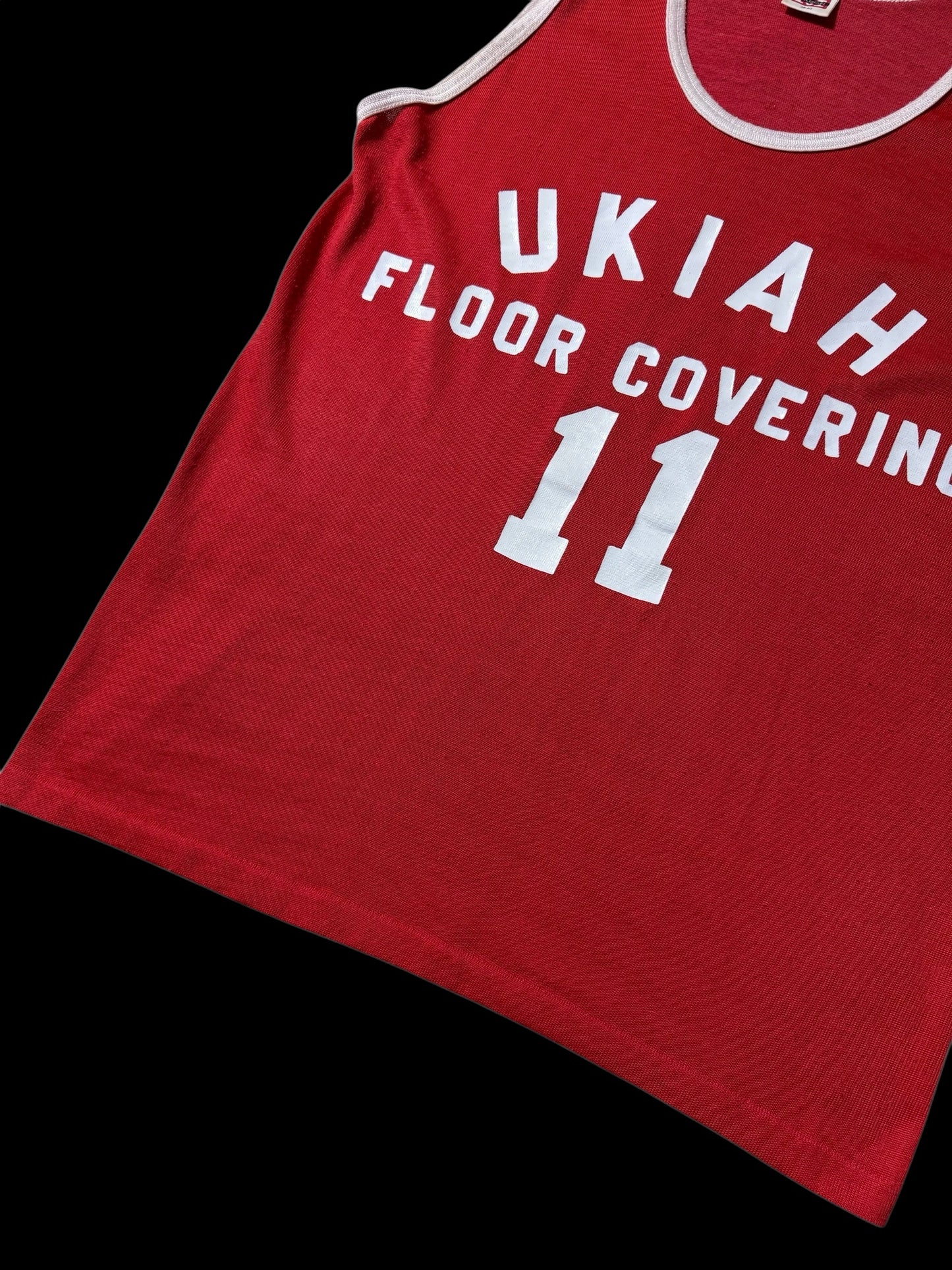 Vintage 1960s Mason Ukiah Floor Covering Basketball Jersey